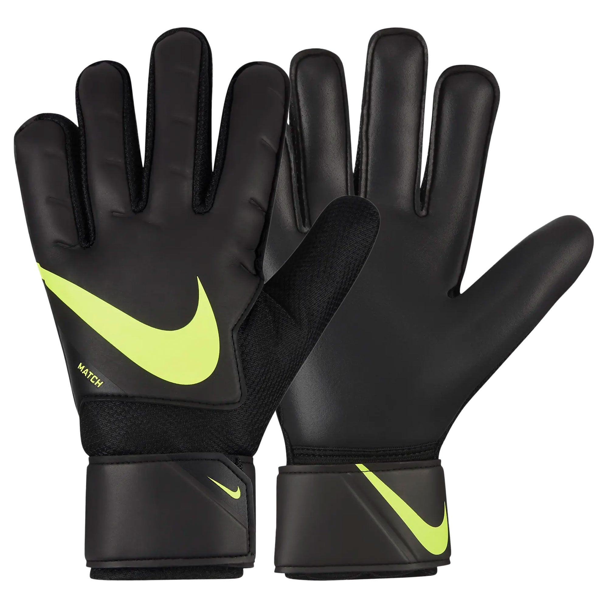 Nike Men's Match Goalkeeper Gloves Black/Volt、mySite、bottomscart
