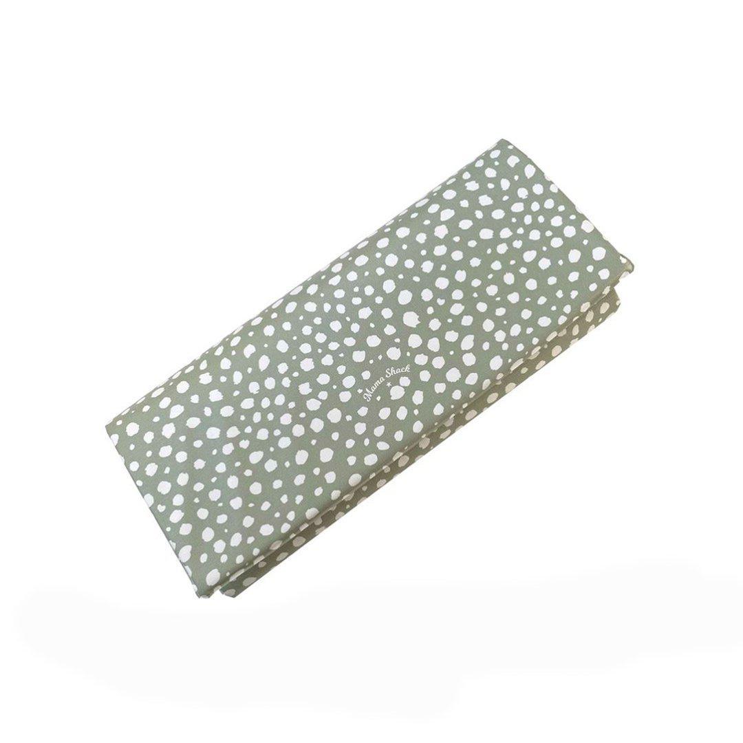  Mama Shack Travel Changing Mat - Sage Spotty、mySite、merchandisen
