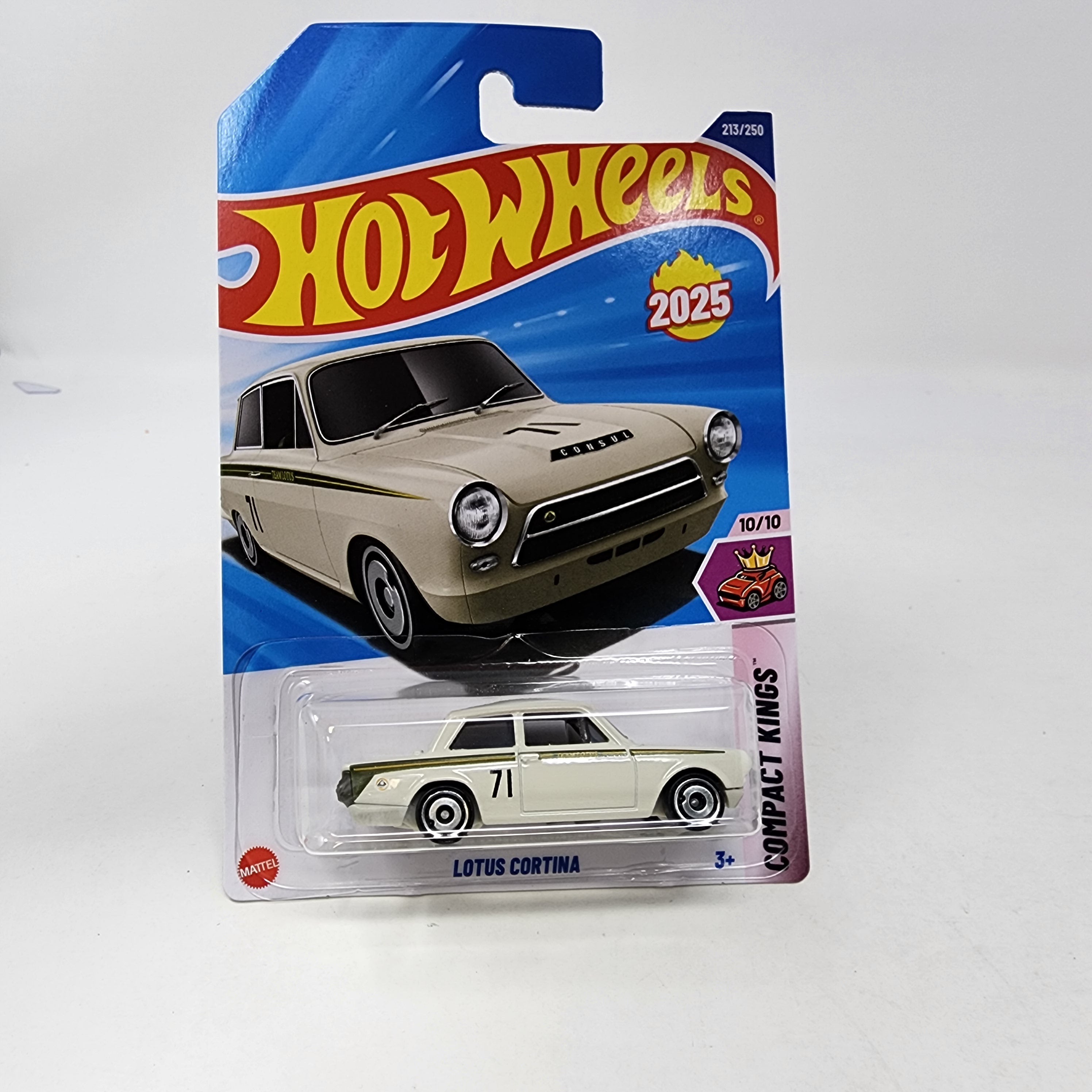 Lotus Cortina #213 * Off White * 2025 Hot Wheels NEW! L Case、mySite、hgirdovlk
