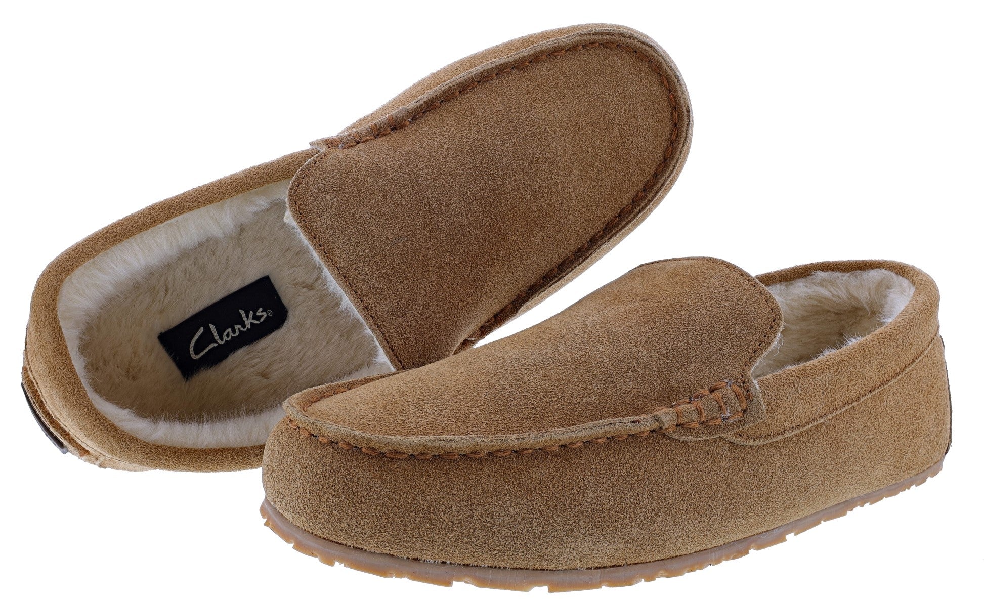 Clarks Men's Moccasin Romeo JMH1638 Indoor & Outdoor Clog Slippers、mySite、dreamappss
