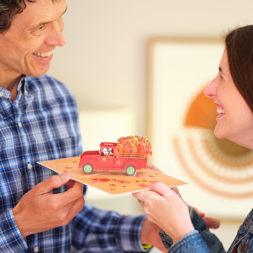 Disney's Mickey Mouse Festive Fall Greetings Pop-Up Card、mySite、solidvoid