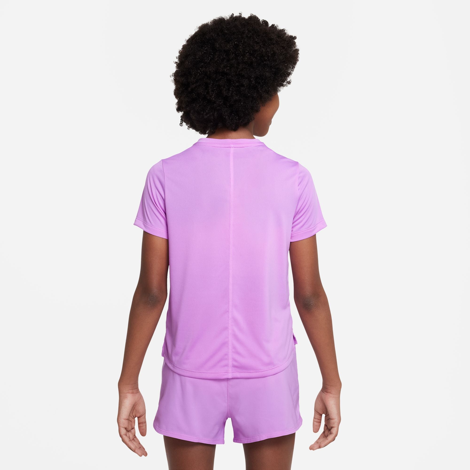 Nike Dri-FIT One Swoosh Girls' Short Sleeve Top