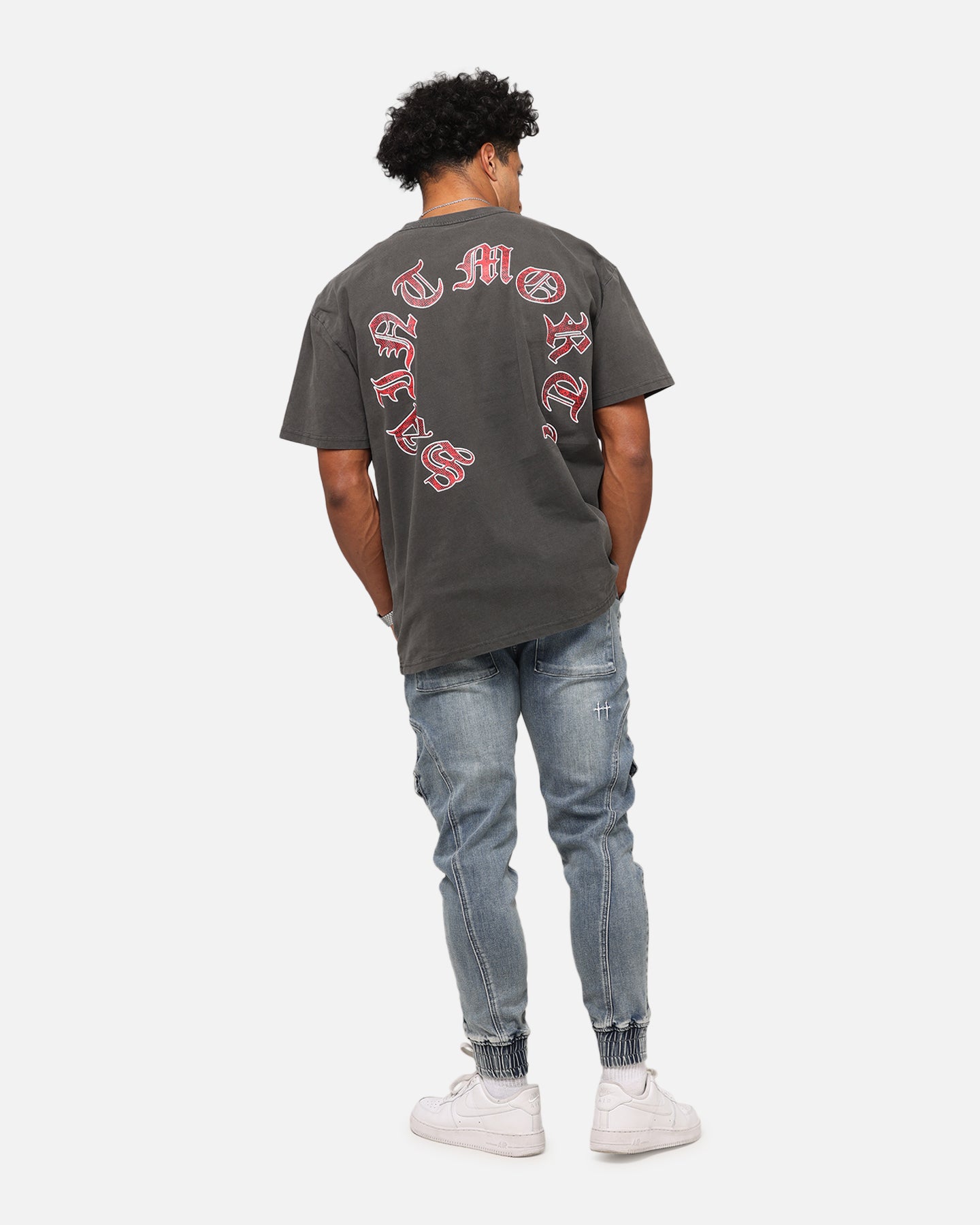 Saint Morta Worldwide Boxy T-Shirt Black Wash、mySite、zt4zffjzw