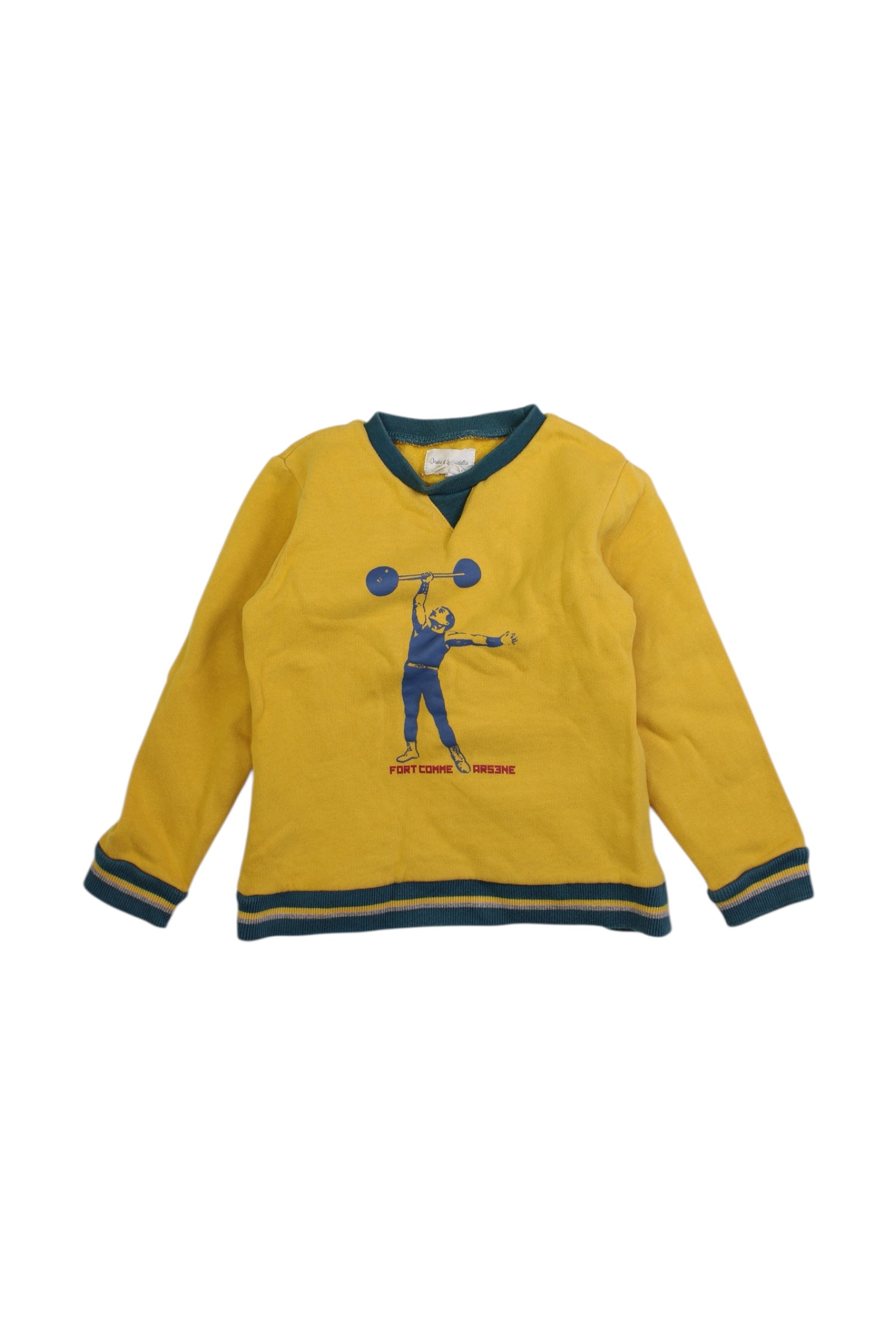 Ars猫ne Et Les Pipelettes Weightlifting Crewneck Sweatshirt 4T、mySite、g9winljtr