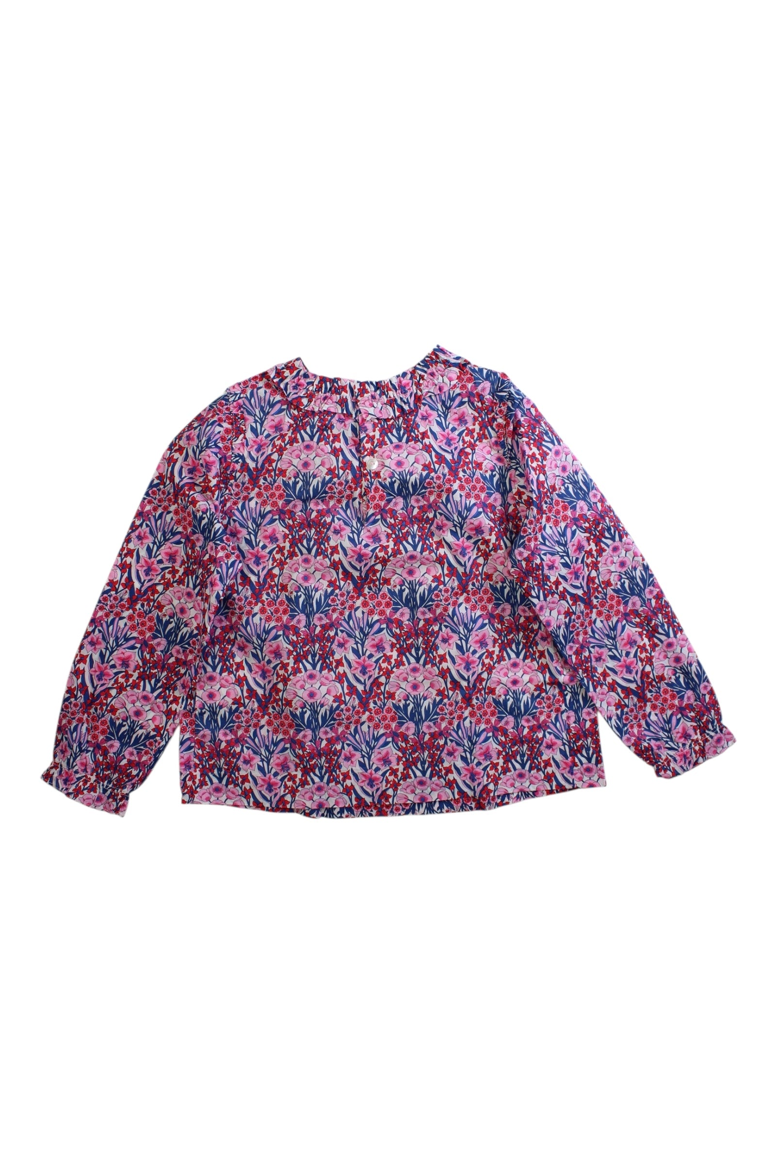 Jacadi Floral Long Sleeve Top - Size 5T、mySite、g9winljtr