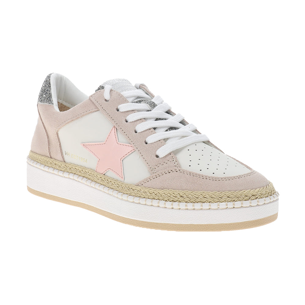Denisse Glitter Perforated Lace Up Sneakers、mySite、gtrtttuynbv