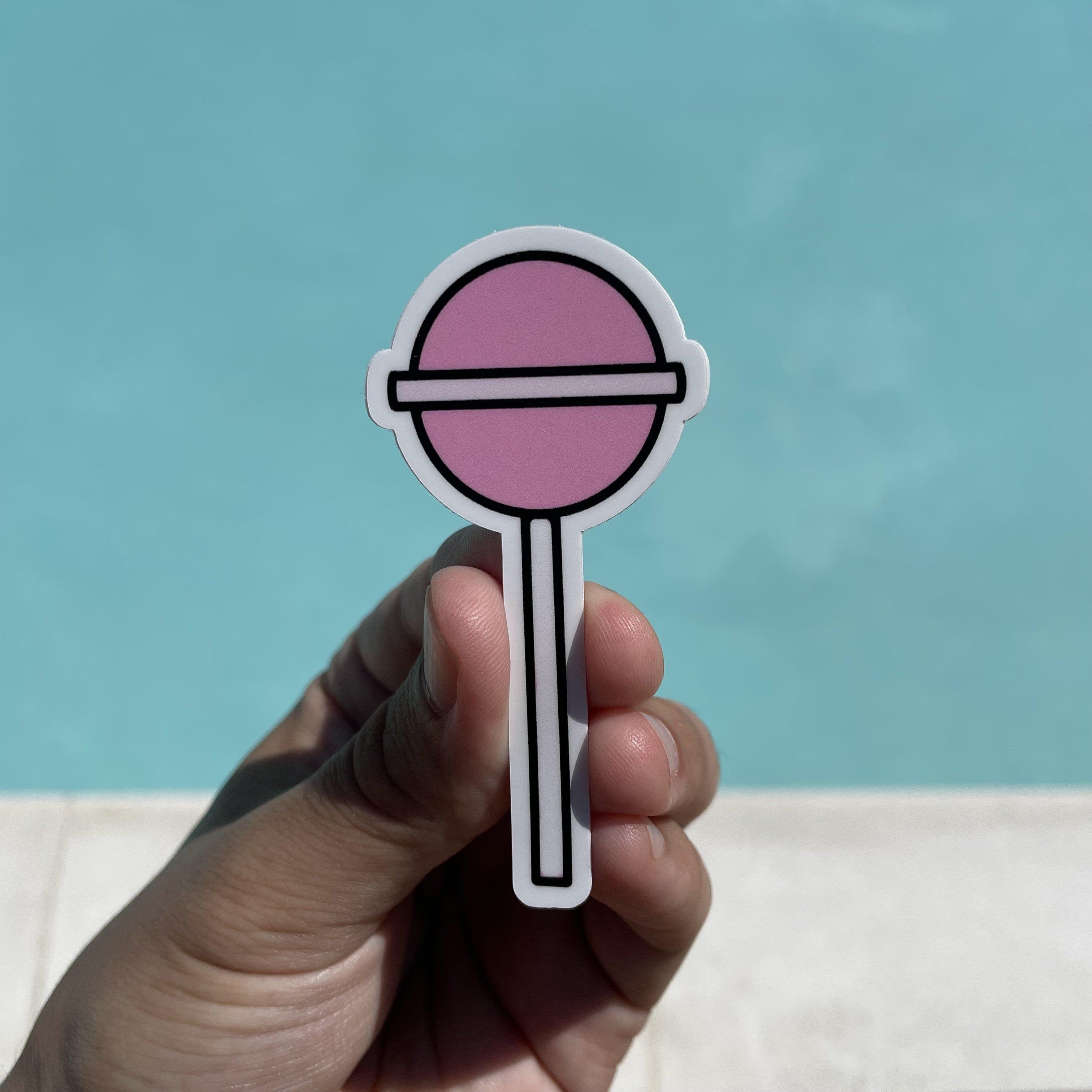  Pink Sucker Aesthetic Sticker、mySite、elrpsem3k