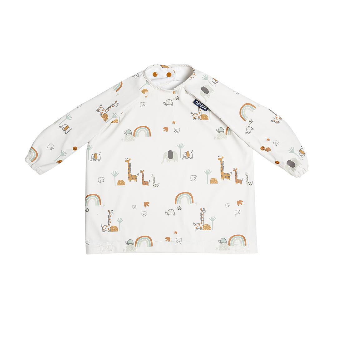 Bibado Long Sleeve Coverall Weaning Bib - Serengeti Spaghetti、mySite、merchandisen