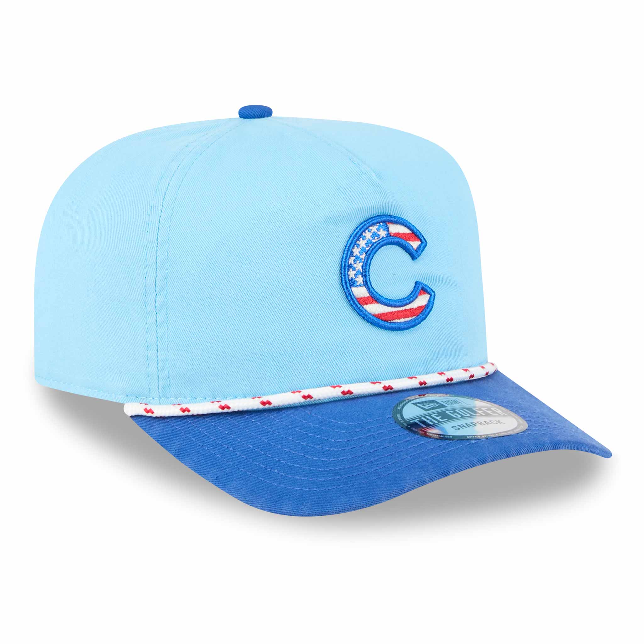 Chicago Cubs New Era 2025 Fourth of July Rope Golfer Adjustable Cap、mySite、vikingsvslions