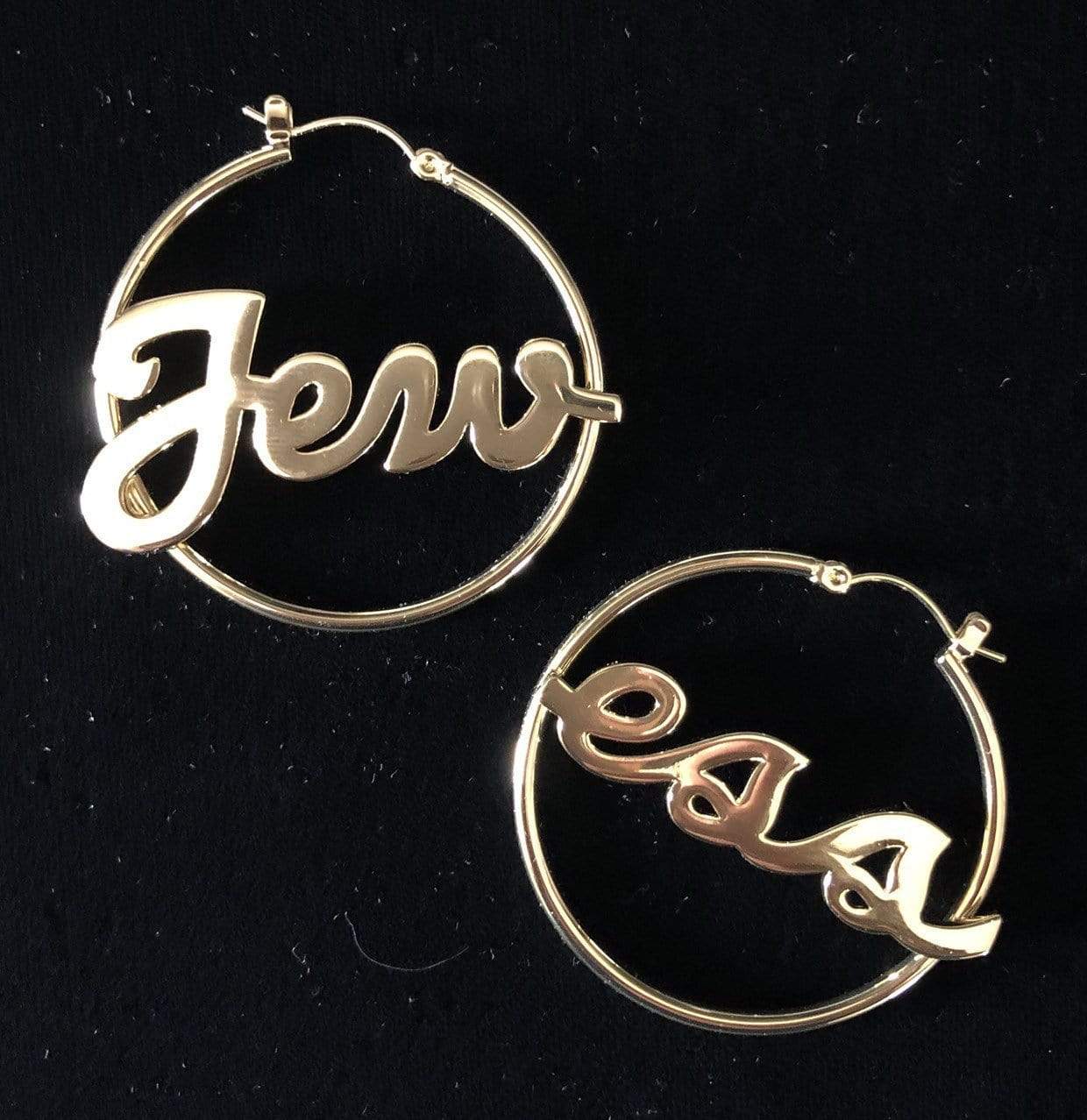 Jewess Hoop Earrings - 14k Gold、mySite、topwebapps
