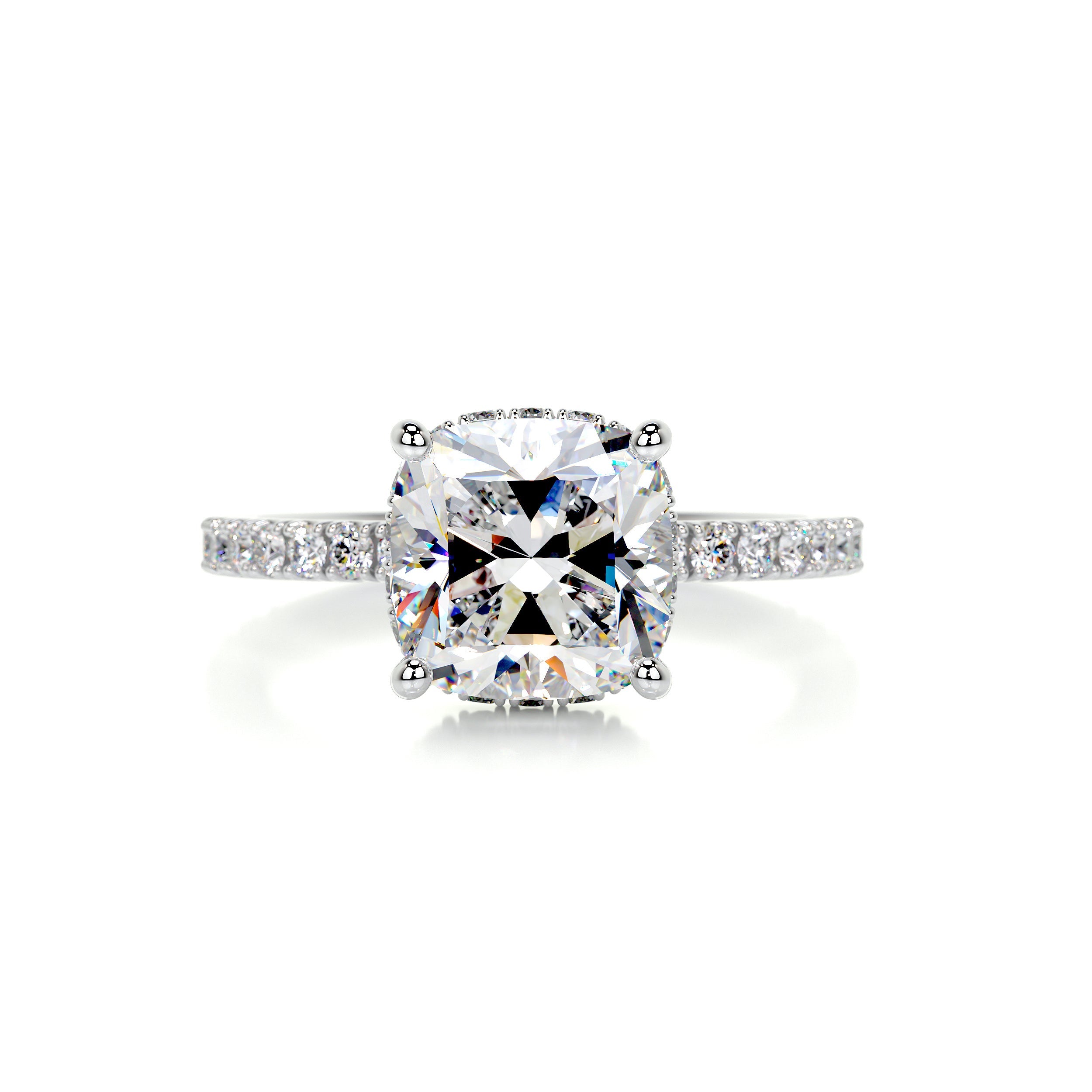 Madeline Moissanite & Diamond Ring -14K White Gold (RTS)、mySite、hinf8tx79