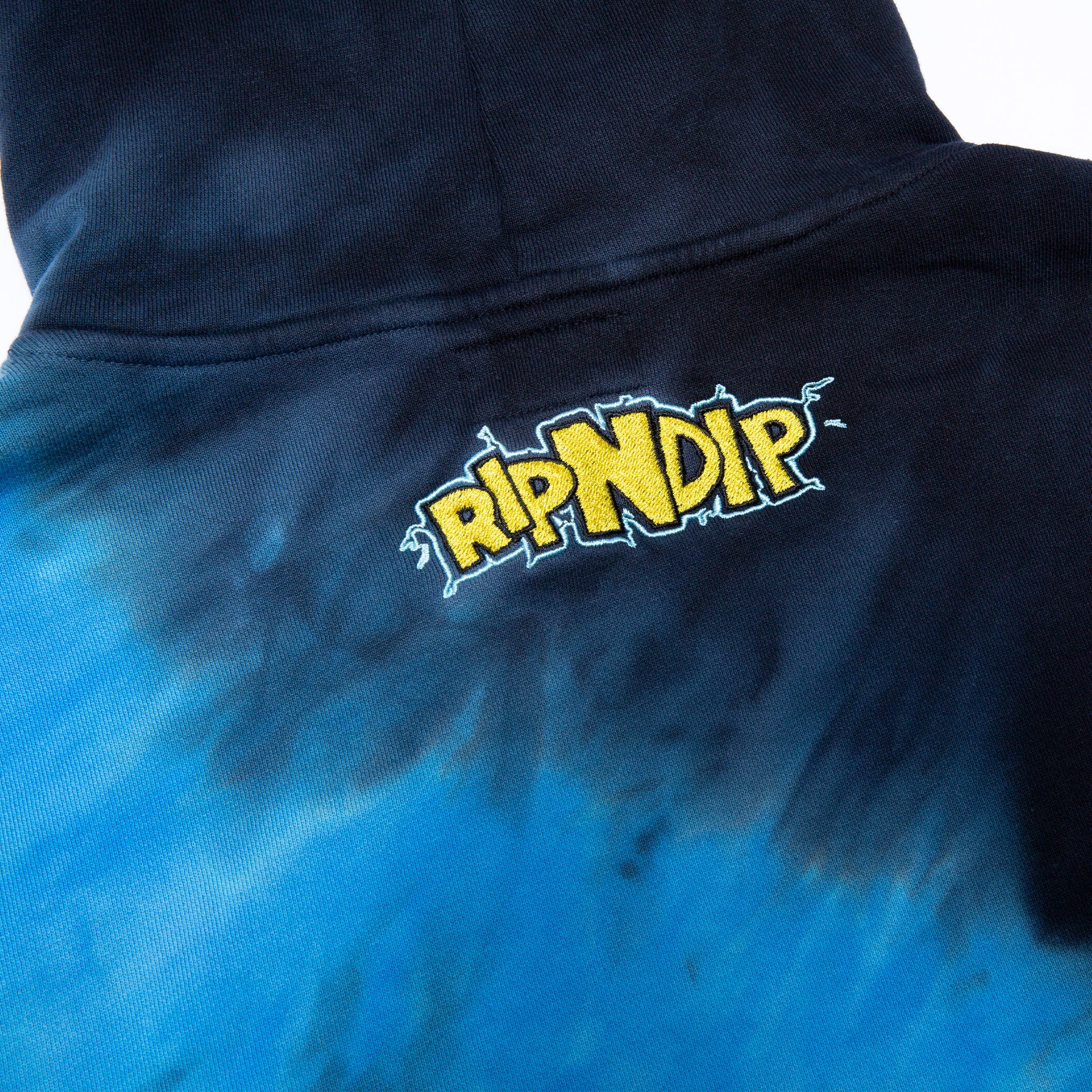 Nermku Battle Hoodie (Black/Blue Dye)、mySite、merchandisen