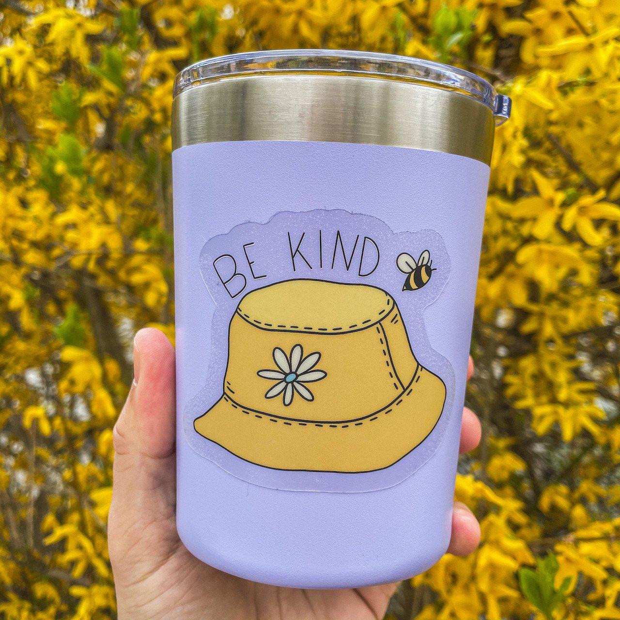  Be Kind Bucket Hat - Clear Sticker、mySite、elrpsem3k
