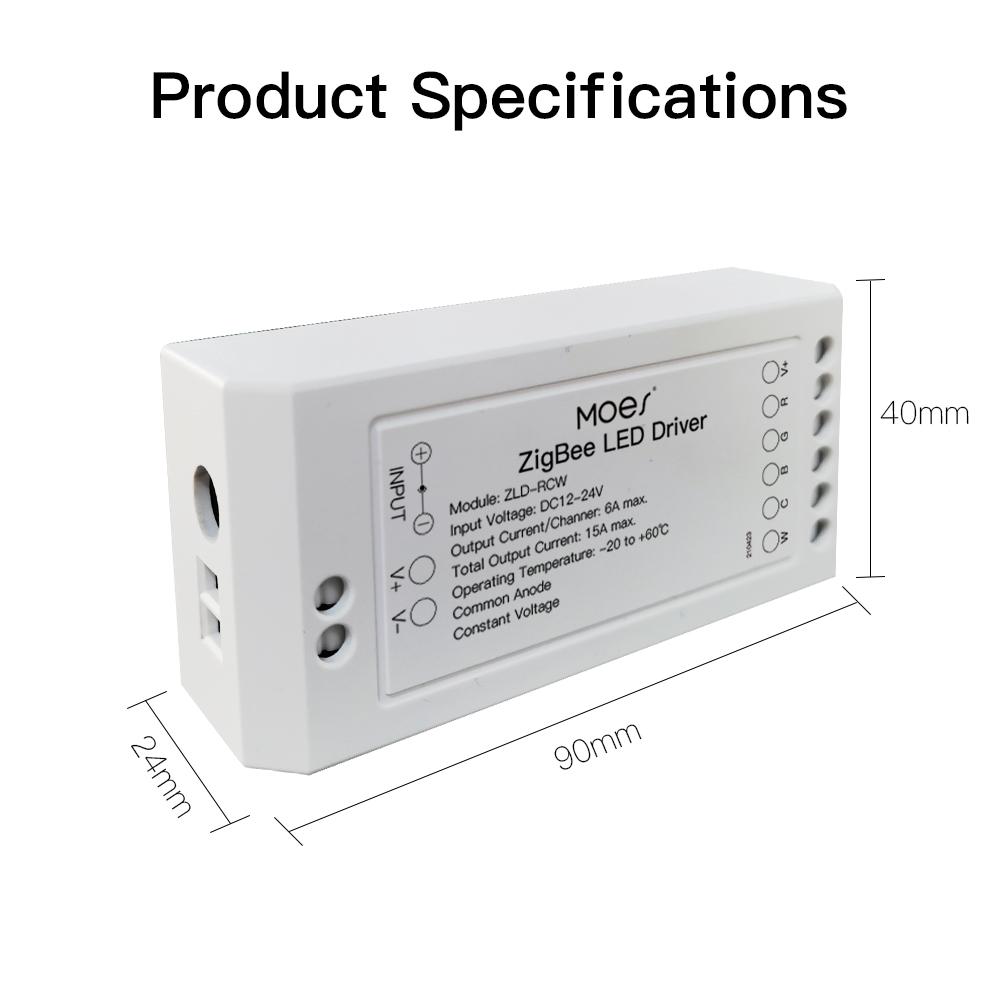 MOES ZigBee RGB Strip Light Multicolor LED Strip CCT LED Controller Plus Brightness Adjustable、mySite、fannypackpong