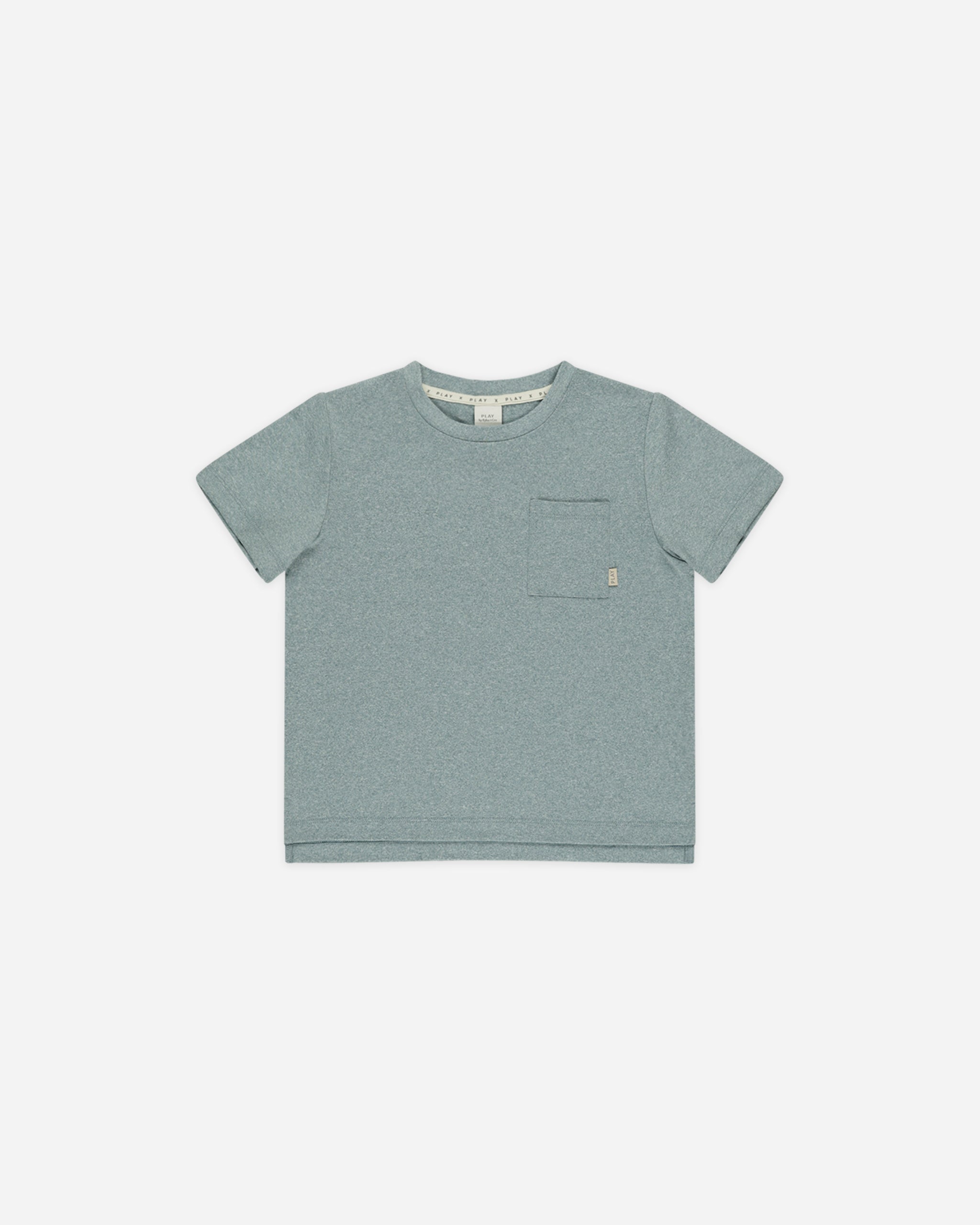  Cove Essential Pocket Tee || Heathered Ocean、mySite、layawaytickets