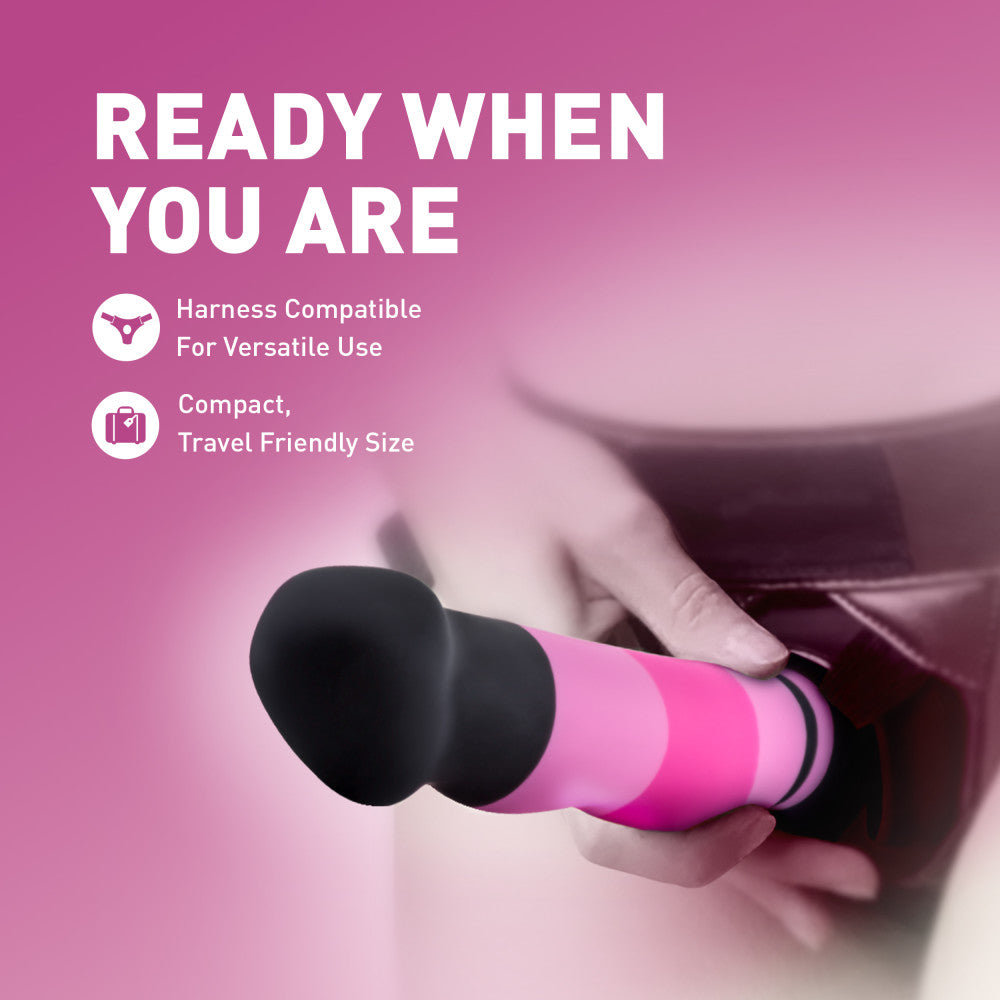 Avant By Blush® | Sexy in Pink D4: Artisan 8 Inch Curved G-Spot Dildo with Suction Cup Base - Elegantly Made with Smooth Ultrasilk® Purio™ Silicone、mySite、bottomscart
