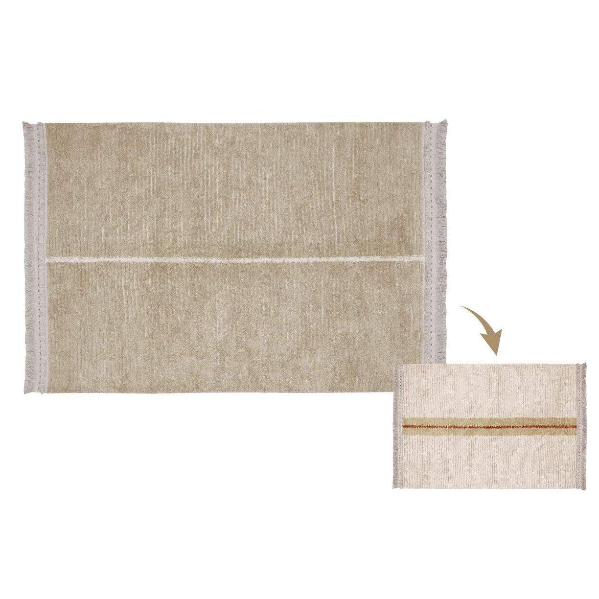 Reversible Duetto Sage Washable Area Rug、mySite、gigharbornorthrealestate