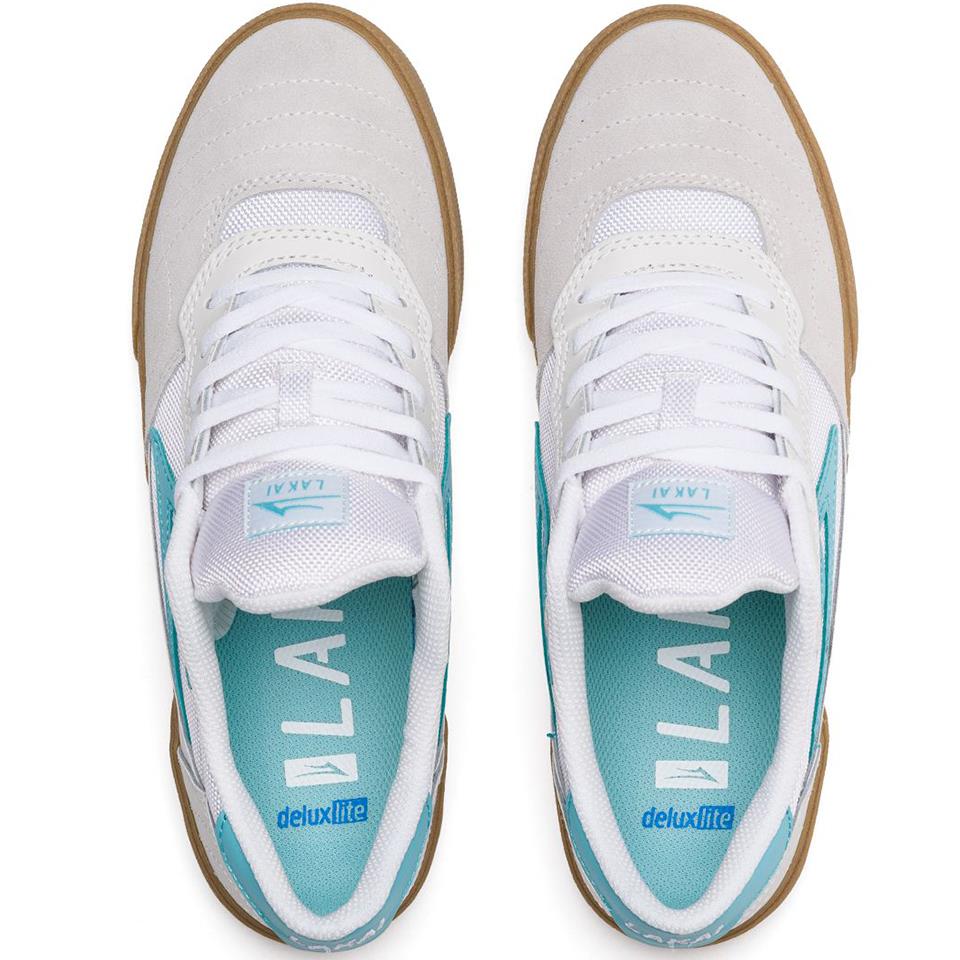  Lakai Cambridge - White/Teal Suede、mySite、merchandisen