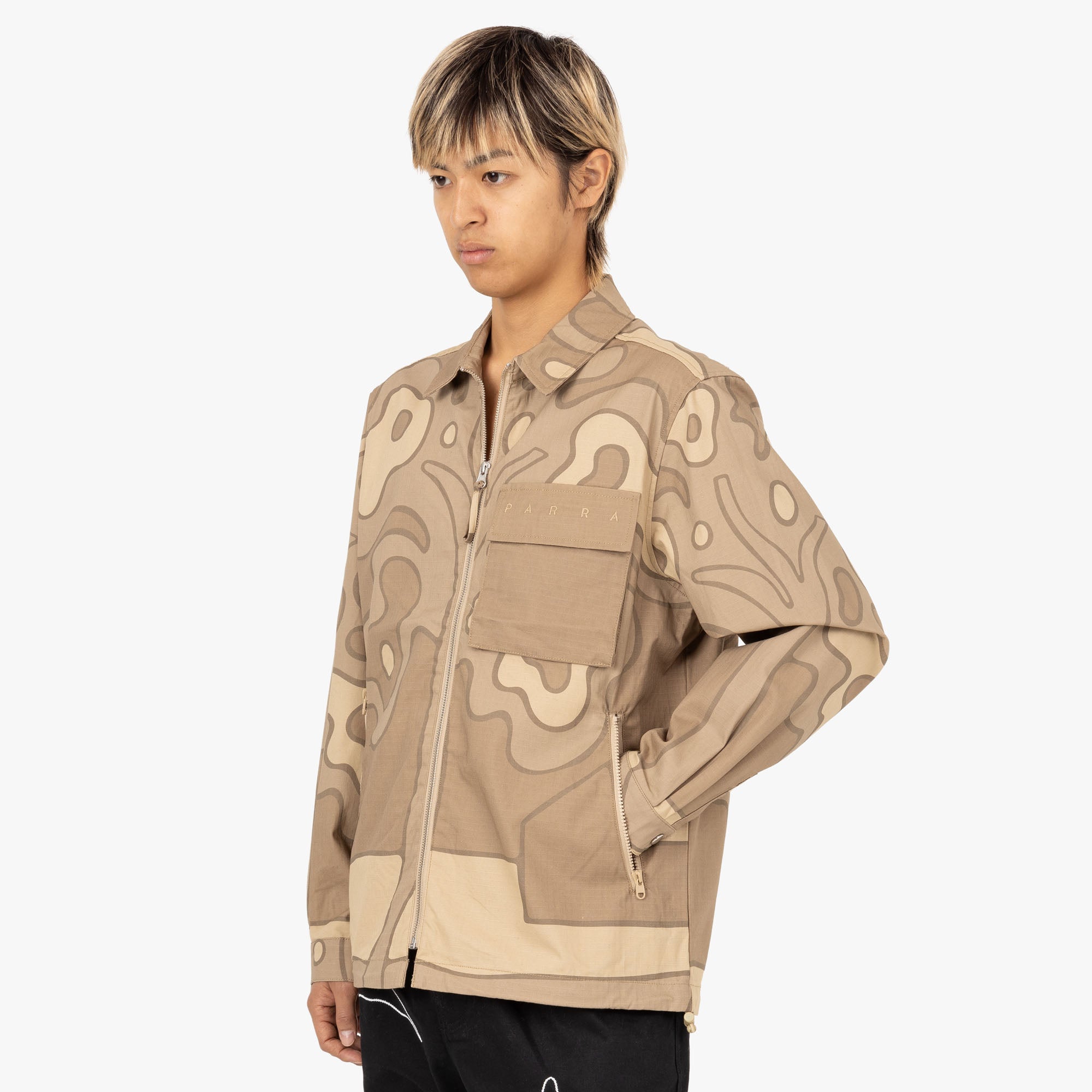  by Parra Fruit Tree Camo Shirt / Tan、mySite、merchandisen