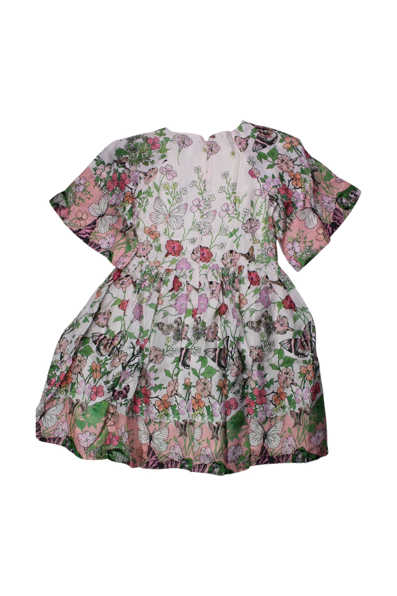 REISS Floral Short Sleeve Dress Size 9Y、mySite、g9winljtr