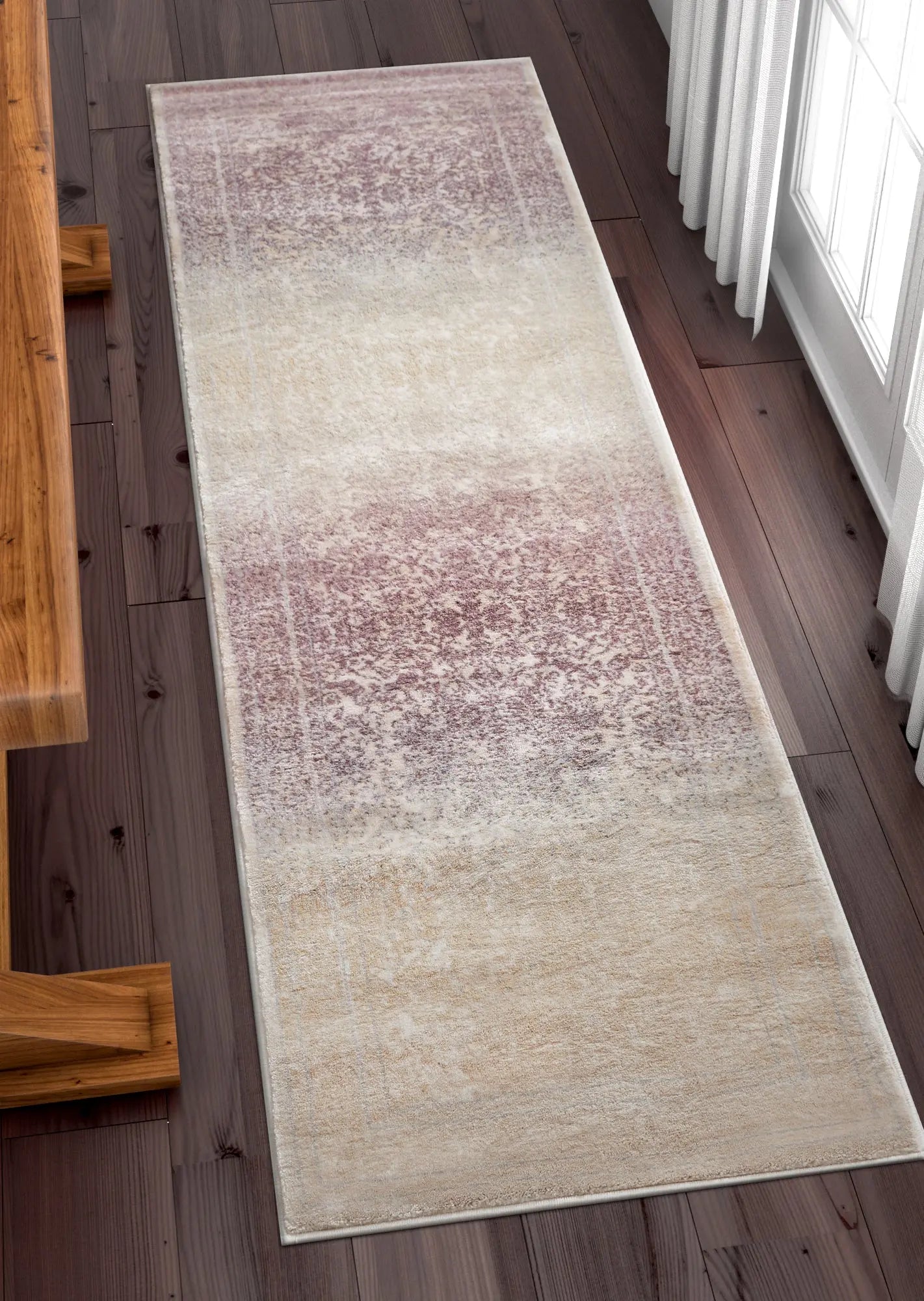 Melange Lavender Vintage Modern Rug、mySite、gigharbornorthrealestate