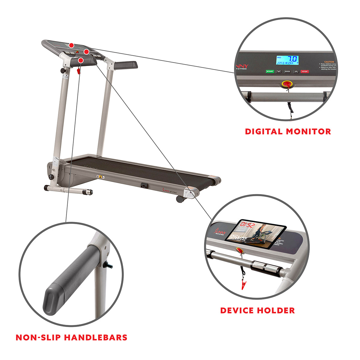  Foldable Walking Compact Treadmill、mySite、ghnorth