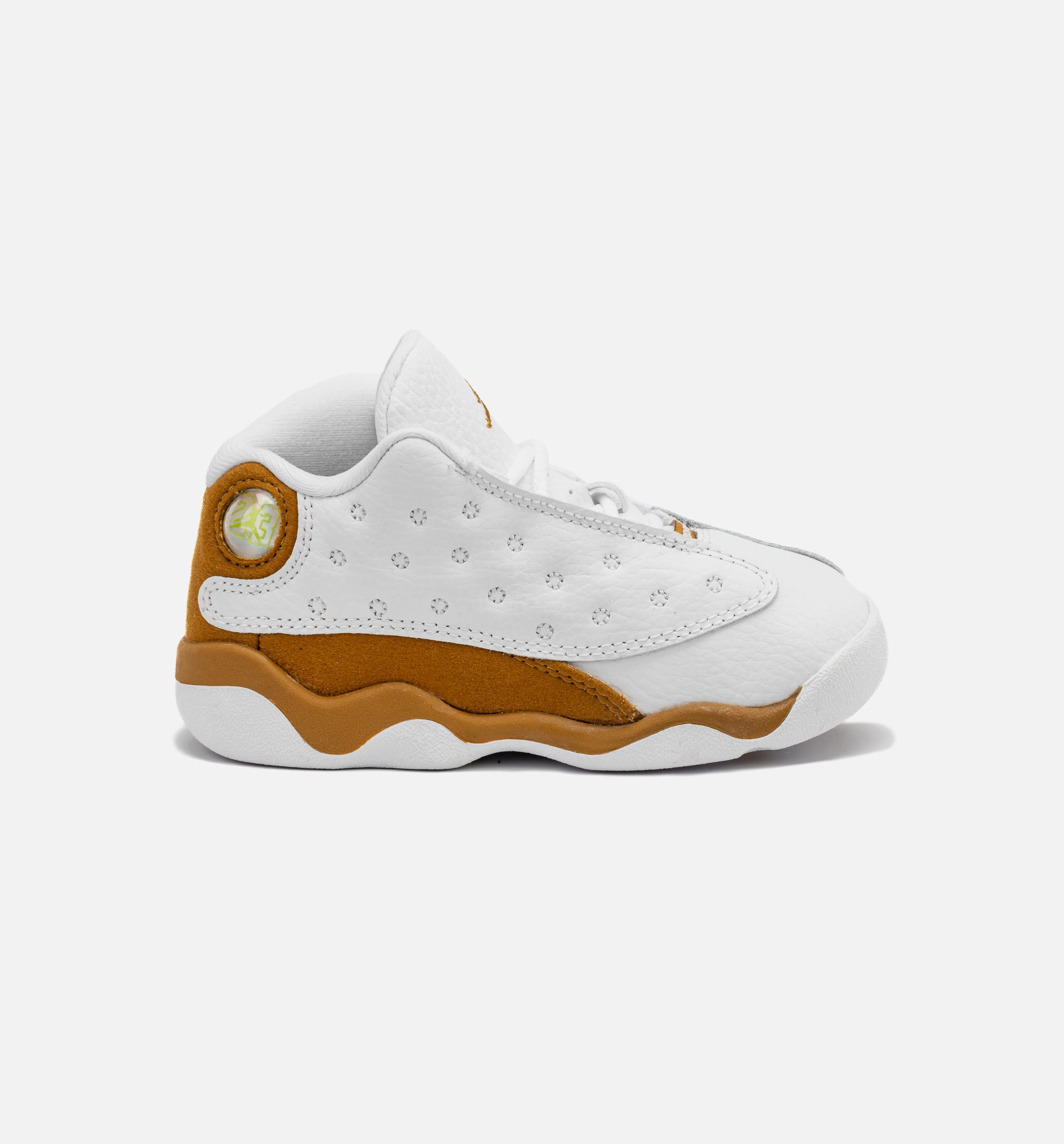 Air Jordan 13 Retro Wheat Infant Toddler Lifestyle Shoe - White/Wheat、mySite、dreamappss