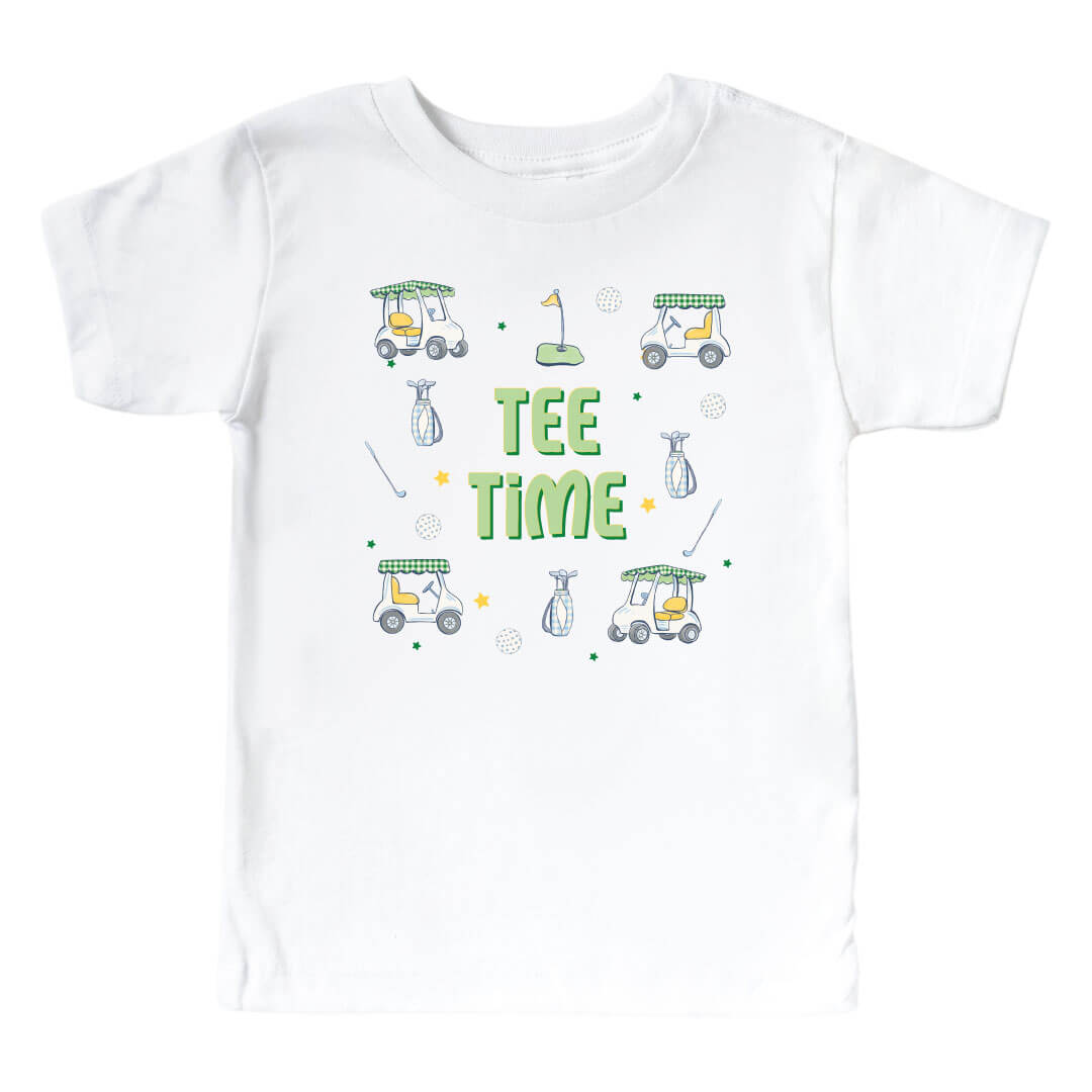  Tee Time Kids Graphic Tee | White、mySite、layawaytickets