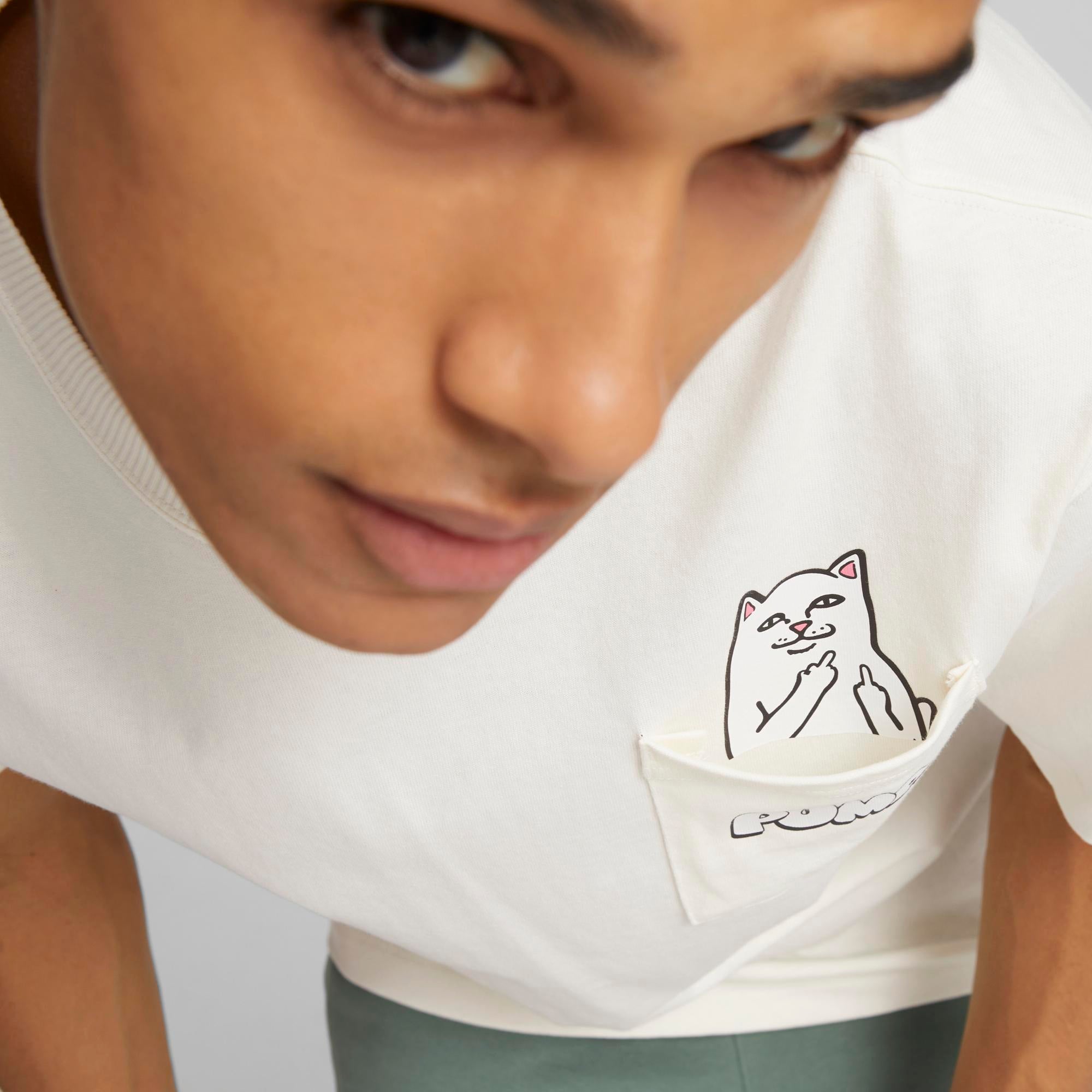  PUMA X RIPNDIP Lord Nermal Pocket Tee (Warm White)、mySite、merchandisen