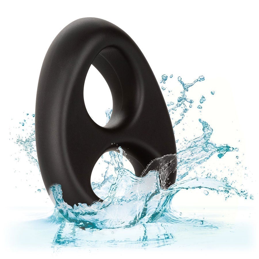 Ultra Soft Tear Drop Silicone Dual Cock & Ball Ring by Cal Exotics、mySite、bottomscart