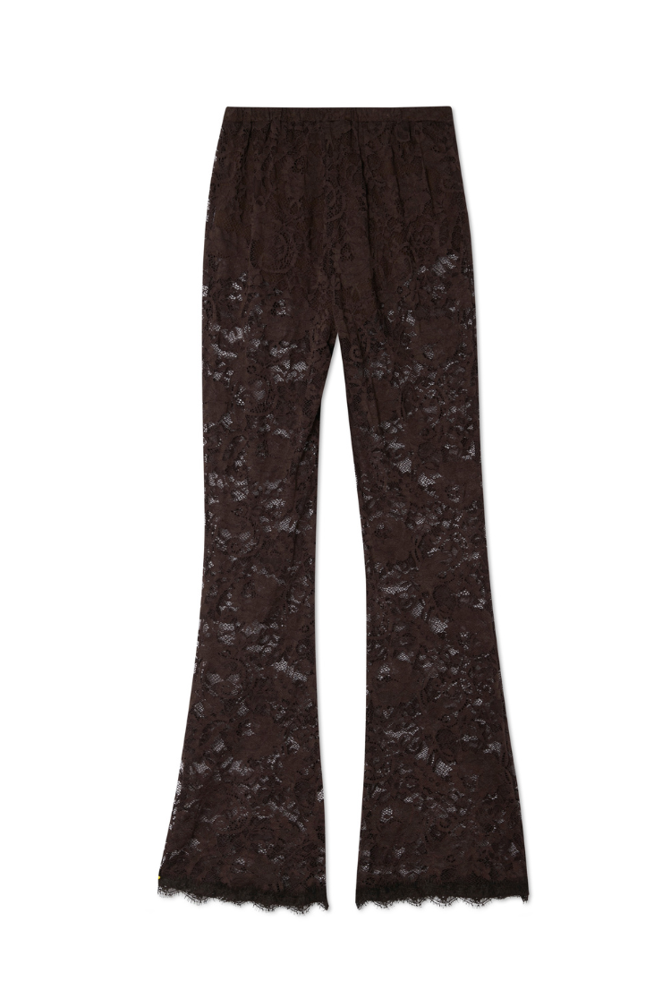 Chocolate Lace Diva Trousers Petite、mySite、solidvoid