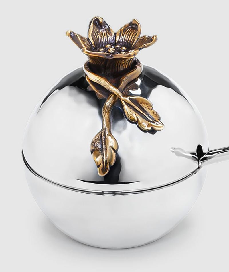 Aviva Pomegranate Covered Bowl with Spoon by Mary Jurek、mySite、topwebapps