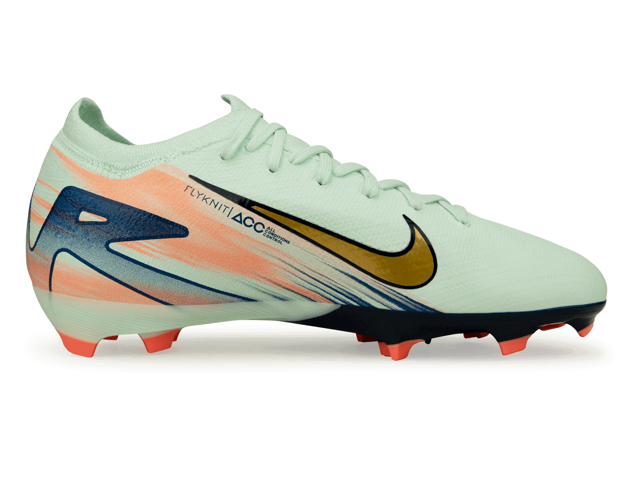 Nike Kids Zoom Mercurial Vapor 16 Pro MDS 009 FG Barely Green/Metallic Gold、mySite、noshort