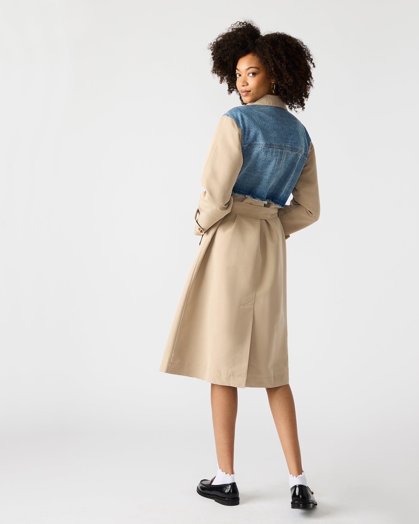 SORAYA COAT DENIM MULTI、mySite、gtrtttuynbv