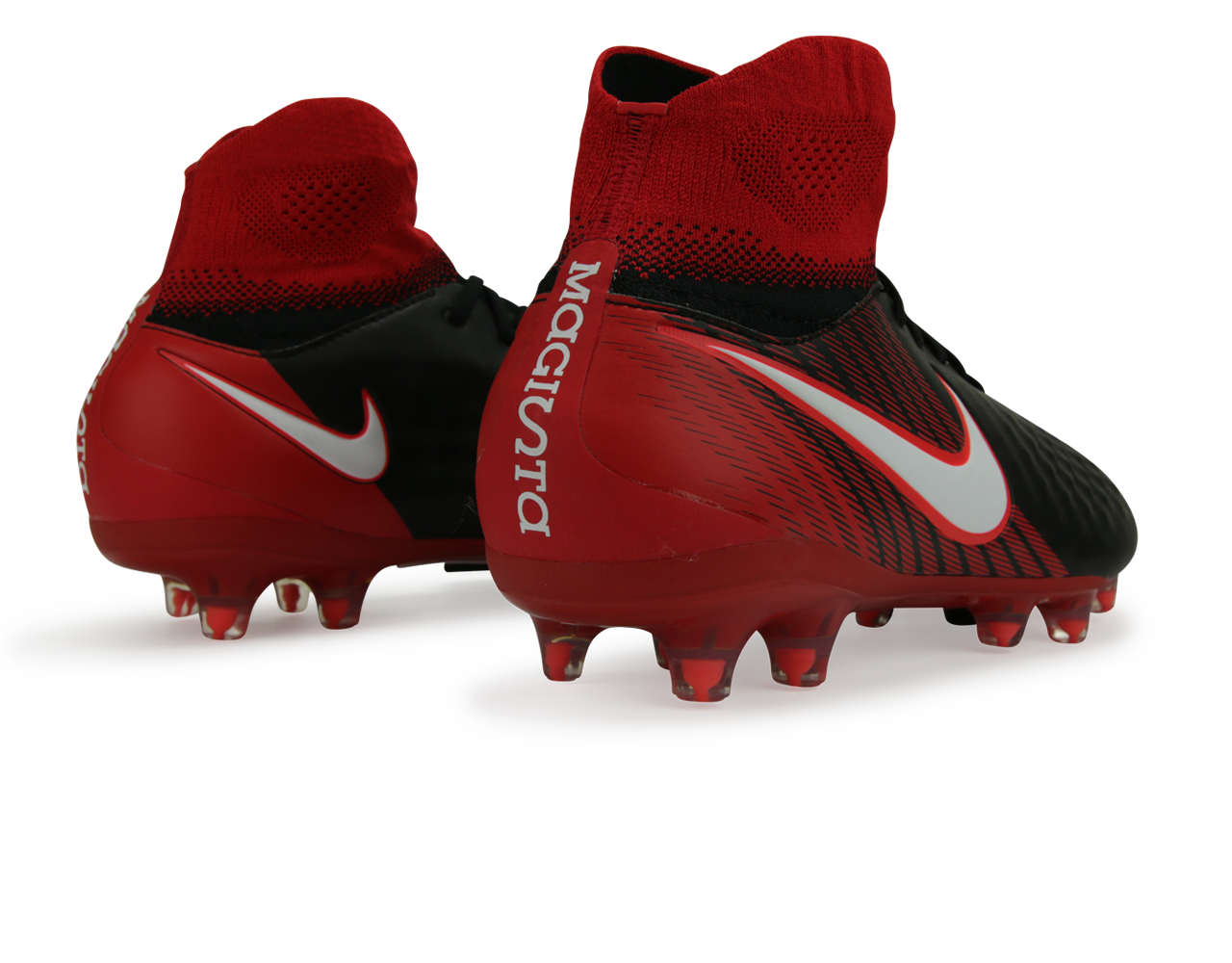 Nike Men's Magista Orden II FG Black/White/University Red、mySite、noshort