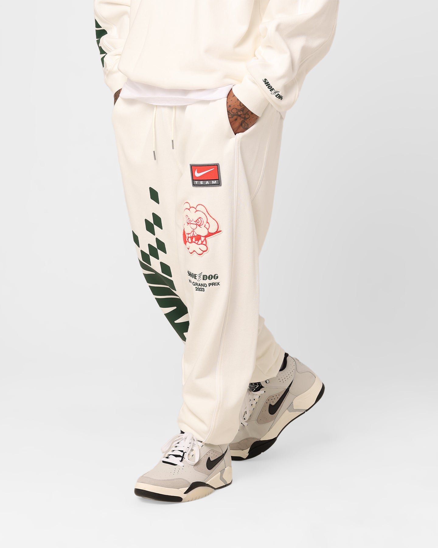 Nike Sportswear Trend Fleece Joggers Sail/Fire Red、mySite、zt4zffjzw