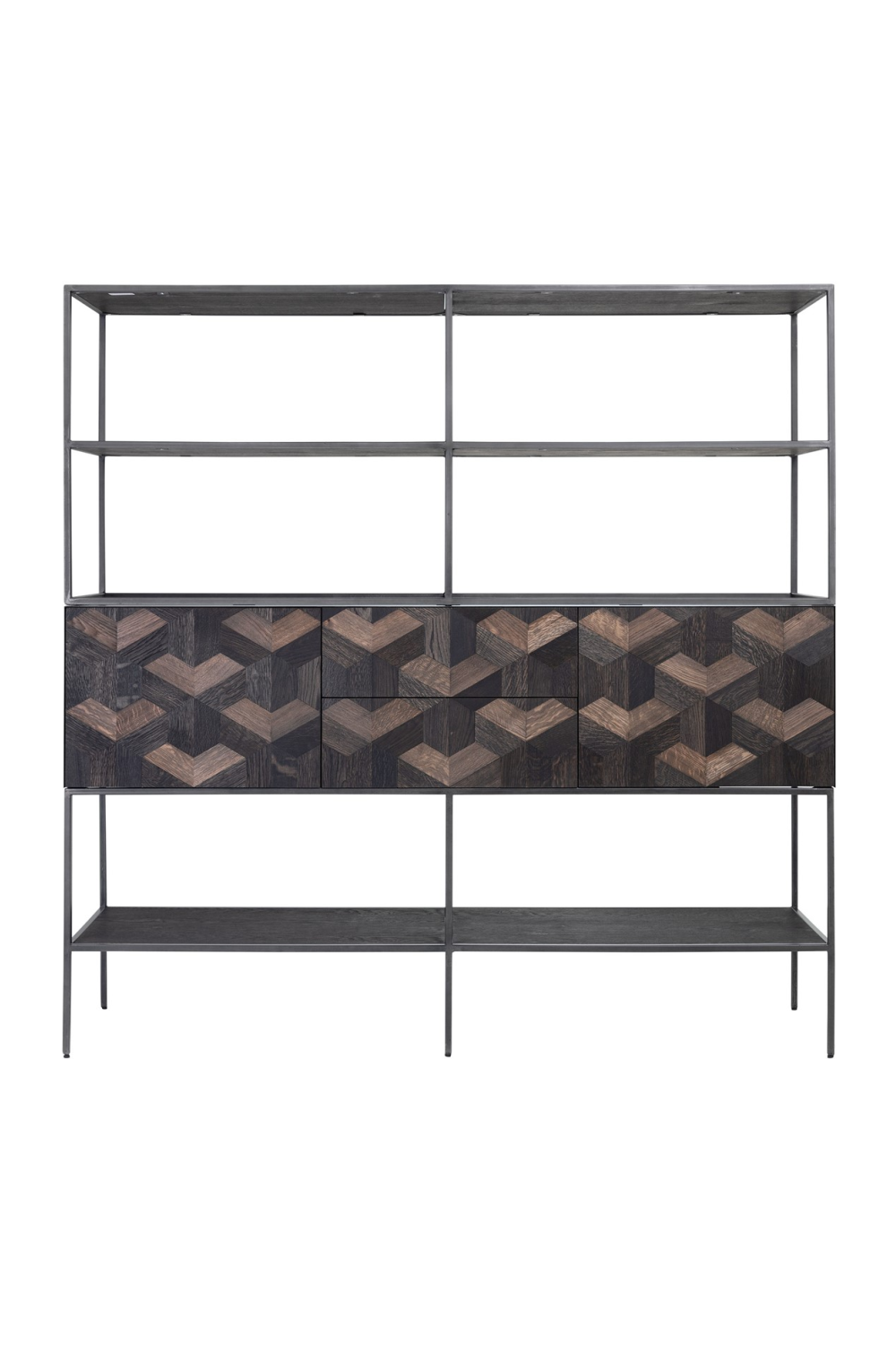 Oak Parquet Sideboard with Toprack | Versmissen Illusion、mySite、neckold