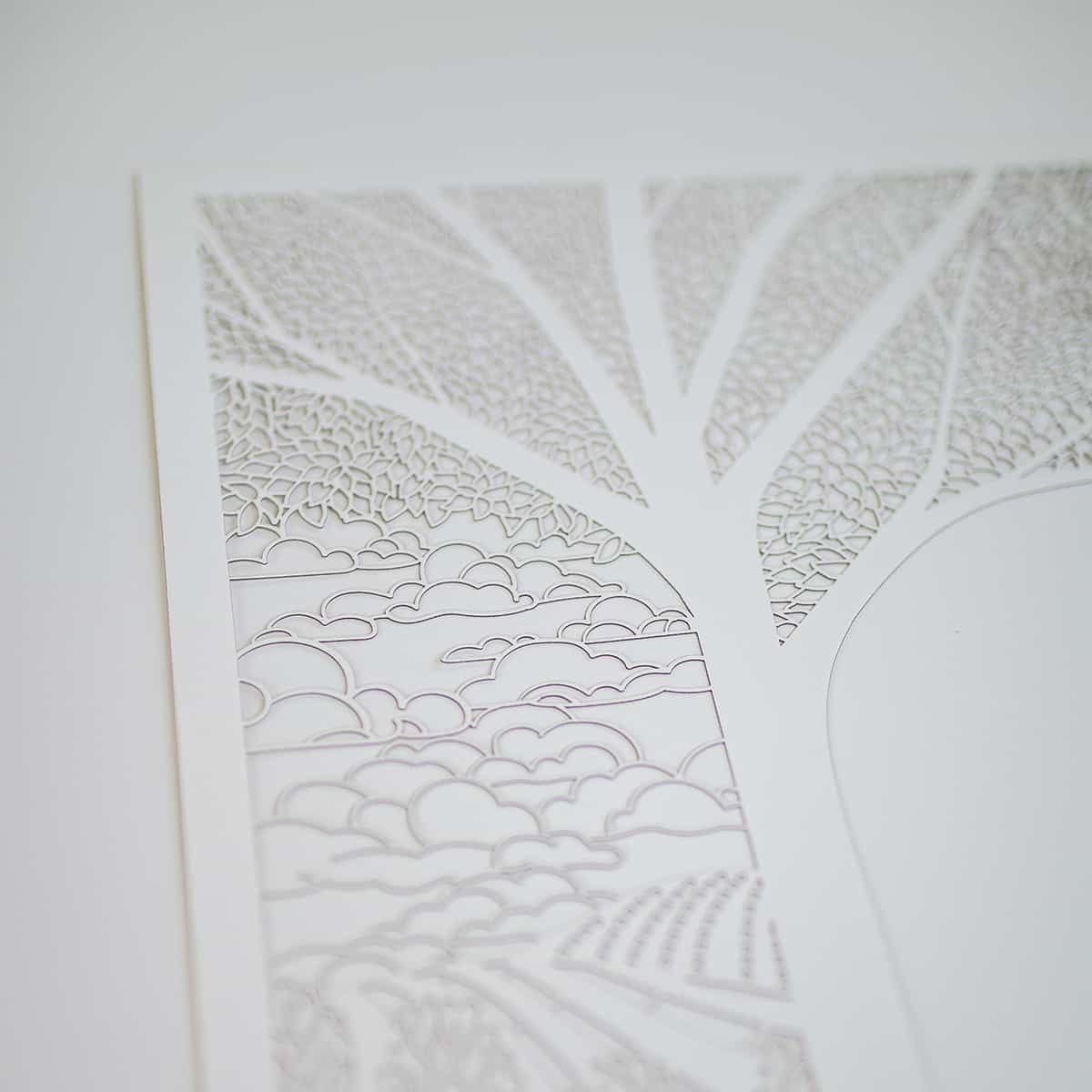  We Are Home Paper Cut Ketubah by Adriana Saipe、mySite、elrpsem3k