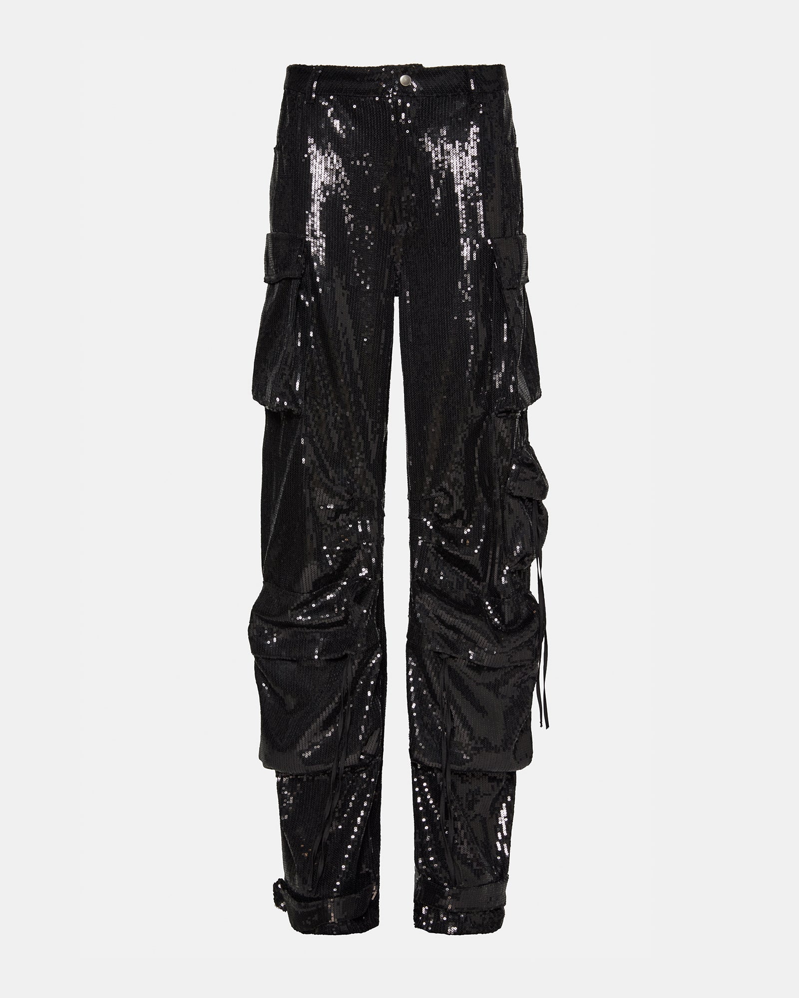 DUO SEQUIN PANT BLACK - SM REBOOTED、mySite、gtrtttuynbv
