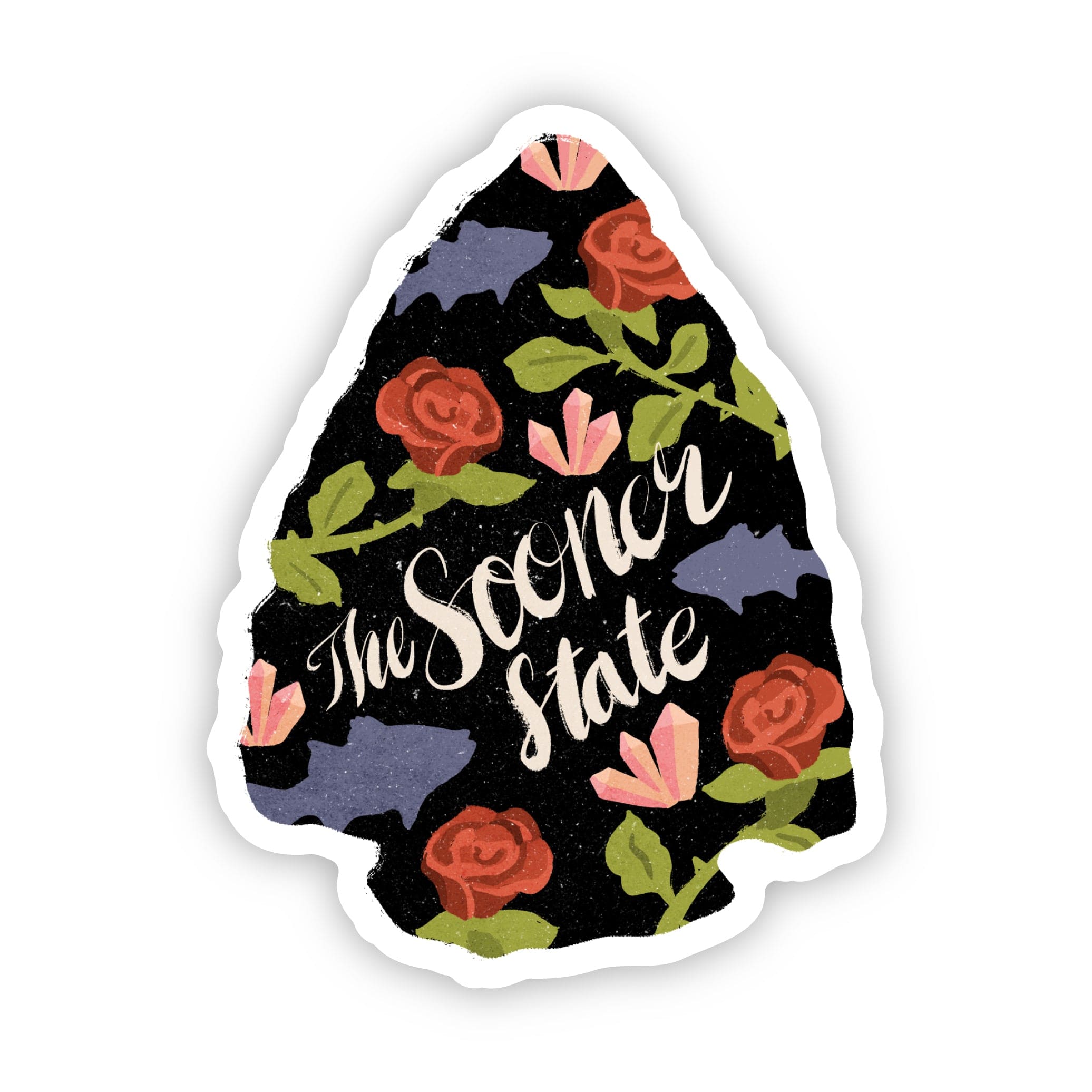  The Sooner State Oklahoma Quote Sticker、mySite、ghnorth