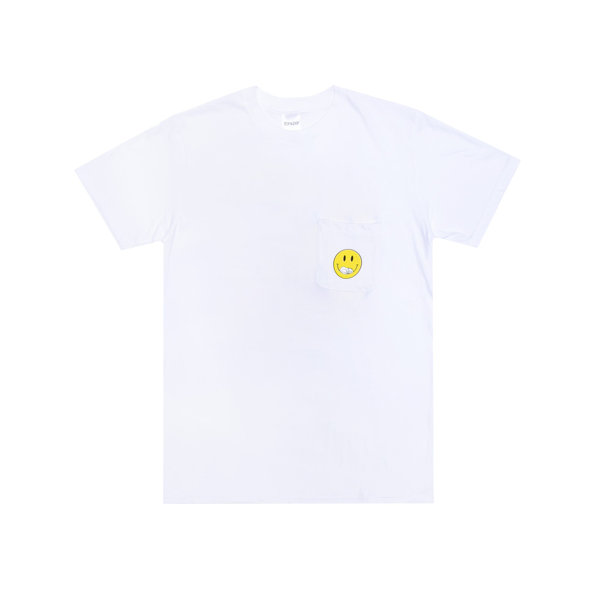  Everything Will Be OK Pocket Tee (White)、mySite、merchandisen