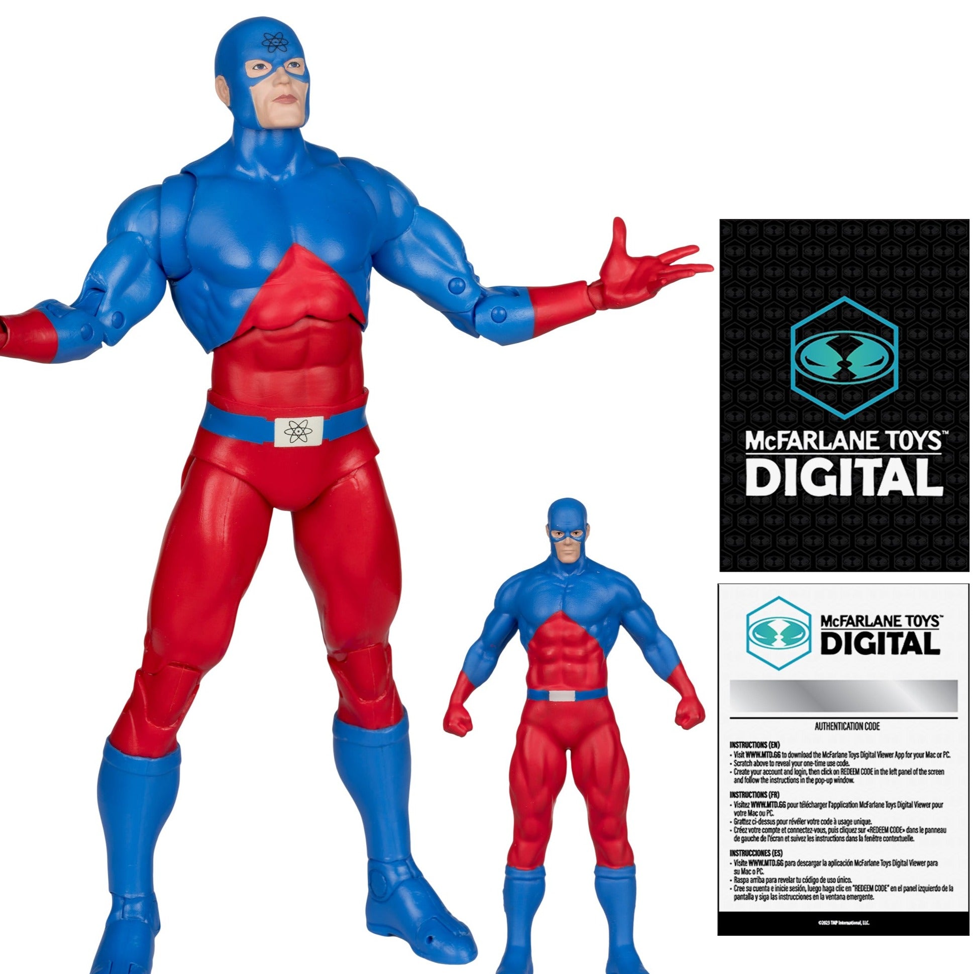 DC Direct The Atom (DC: The Silver Age) with McFarlane Toys Digital Collectible、mySite、hgirdovlk