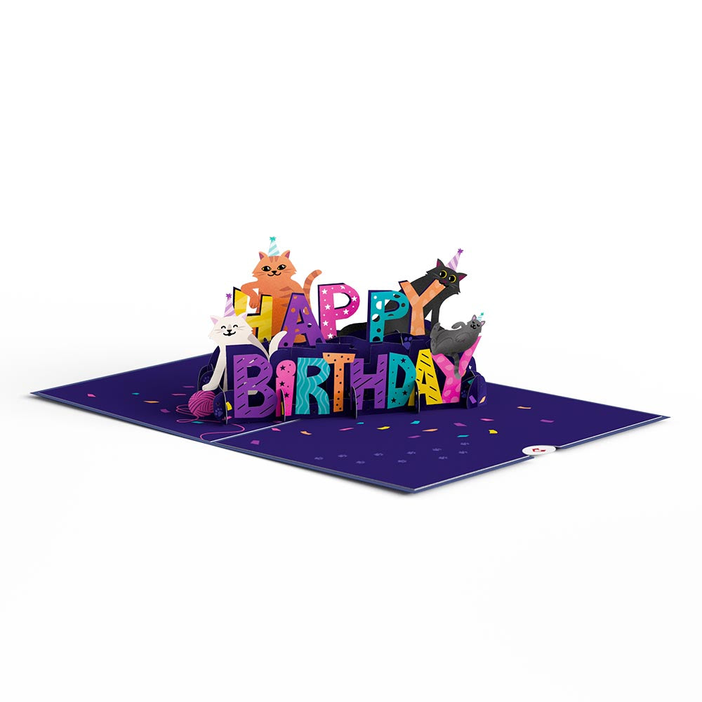Happy Birthday Cats for the Childless Cat Lady Pop-up Cards、mySite、solidvoid