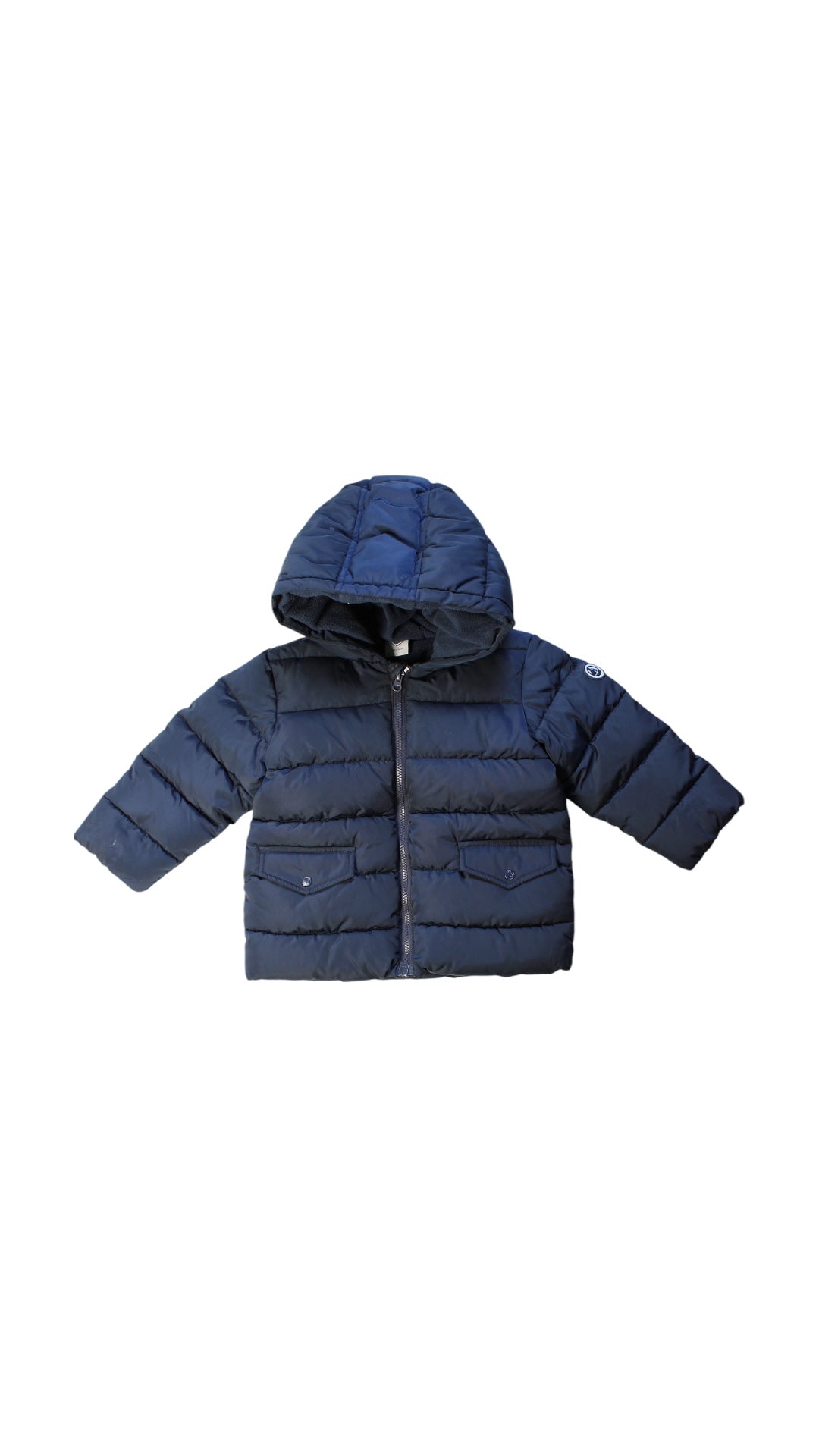 Petit Bateau Quilted Coat, Size 12-18M、mySite、g9winljtr