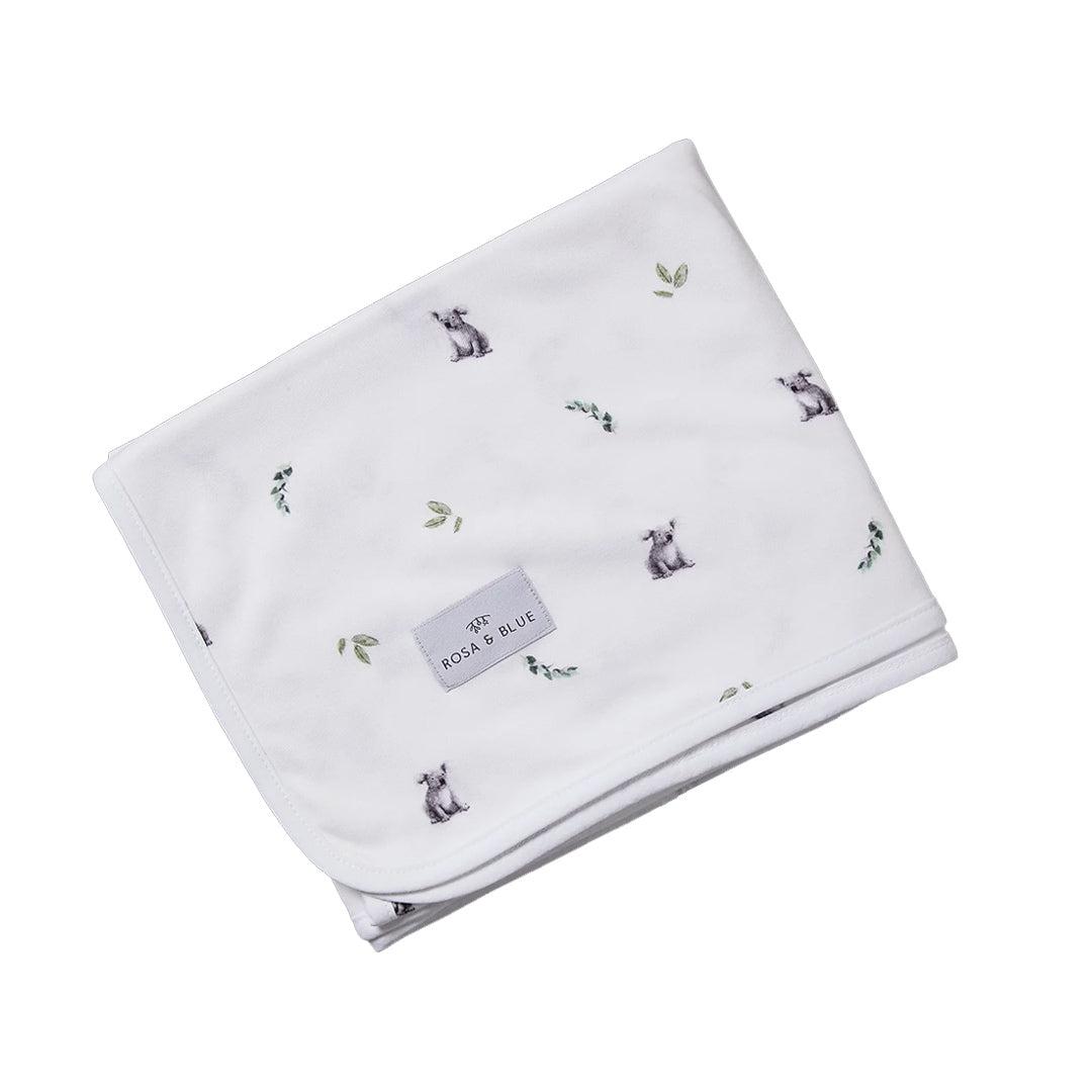  Rosa & Blue Baby Blanket - Koala、mySite、merchandisen