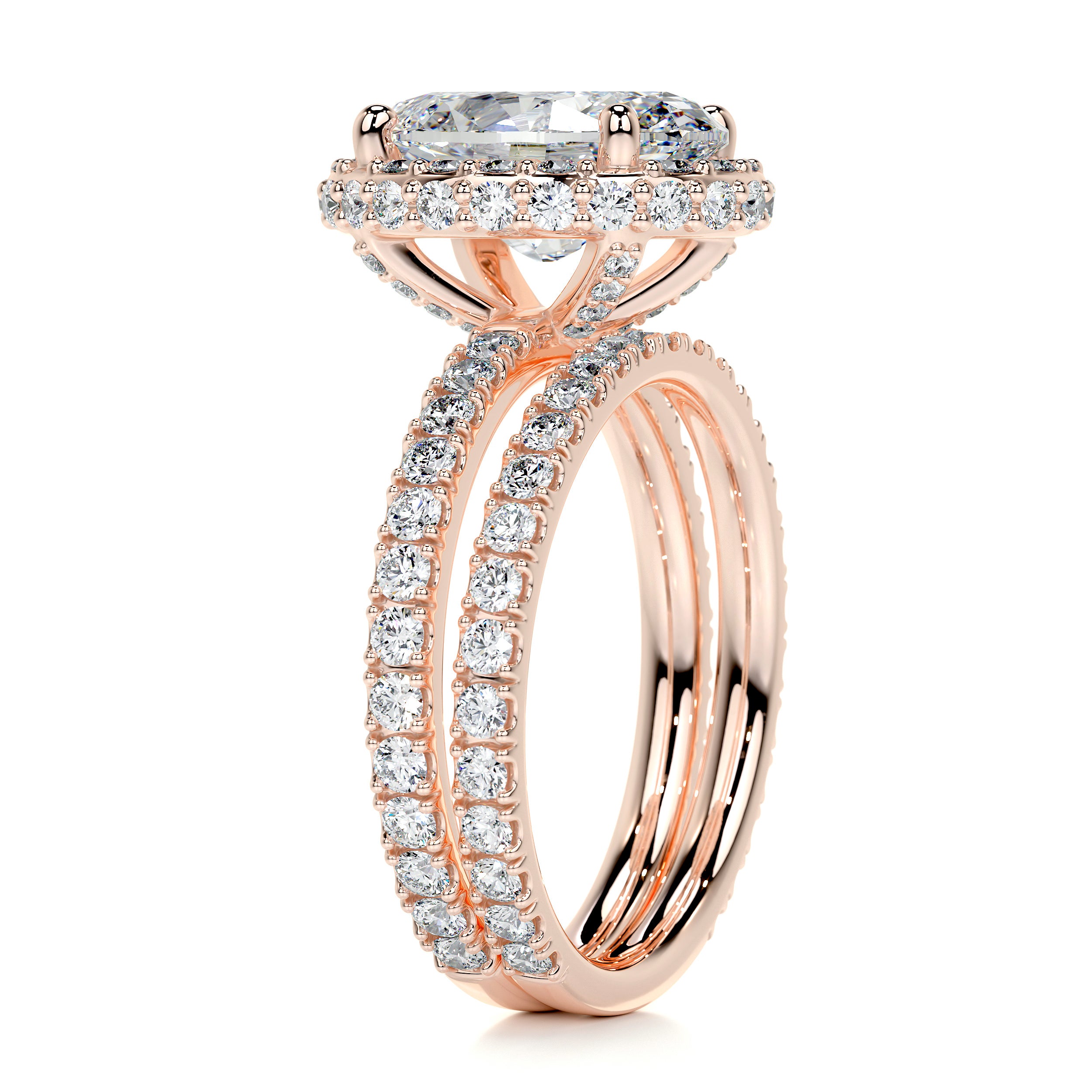 Lara Diamond Bridal Set -14K Rose Gold、mySite、hinf8tx79