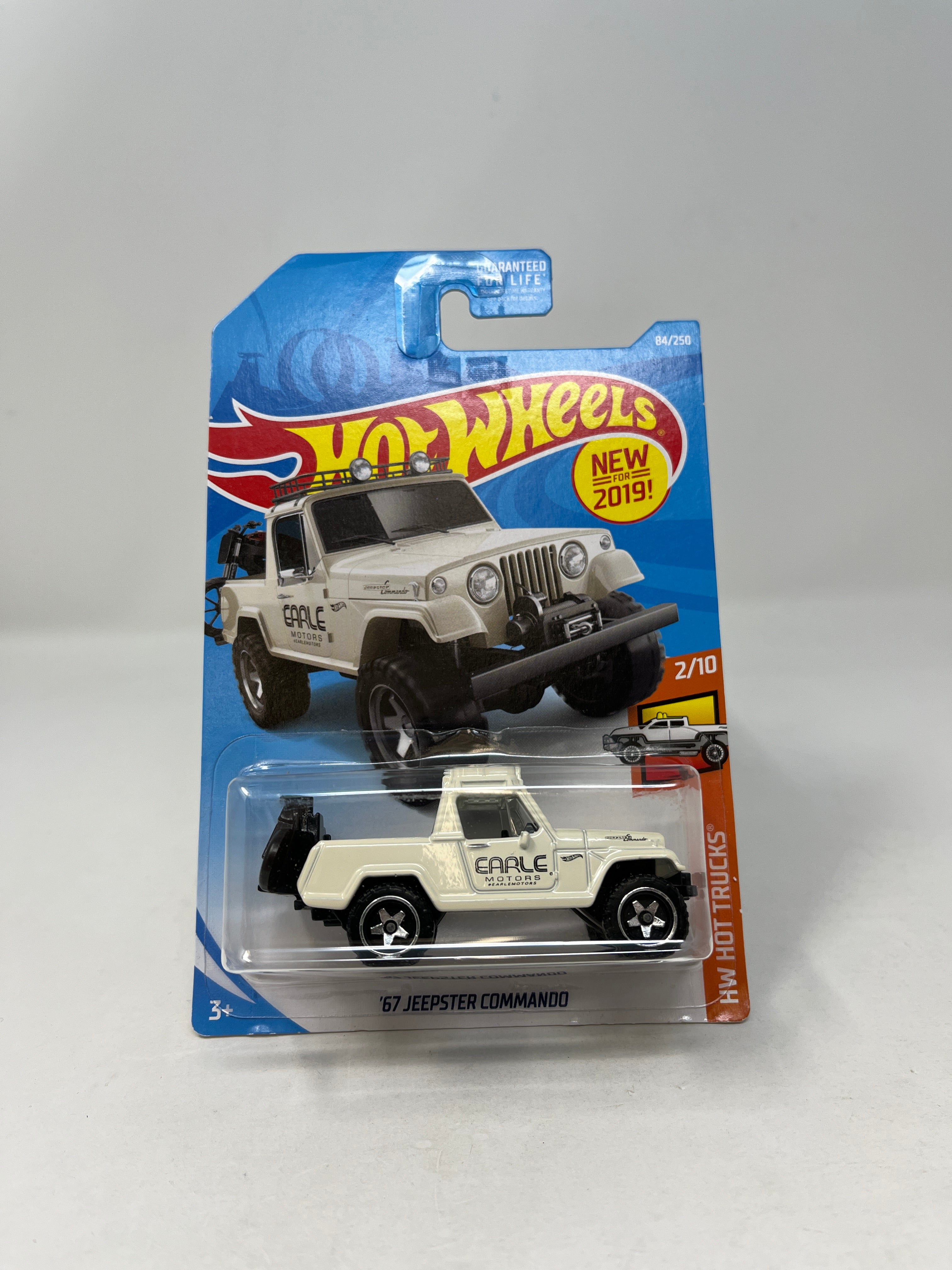 '67 Jeepster Commando #84 * 2019 Hot Wheels * White、mySite、hgirdovlk