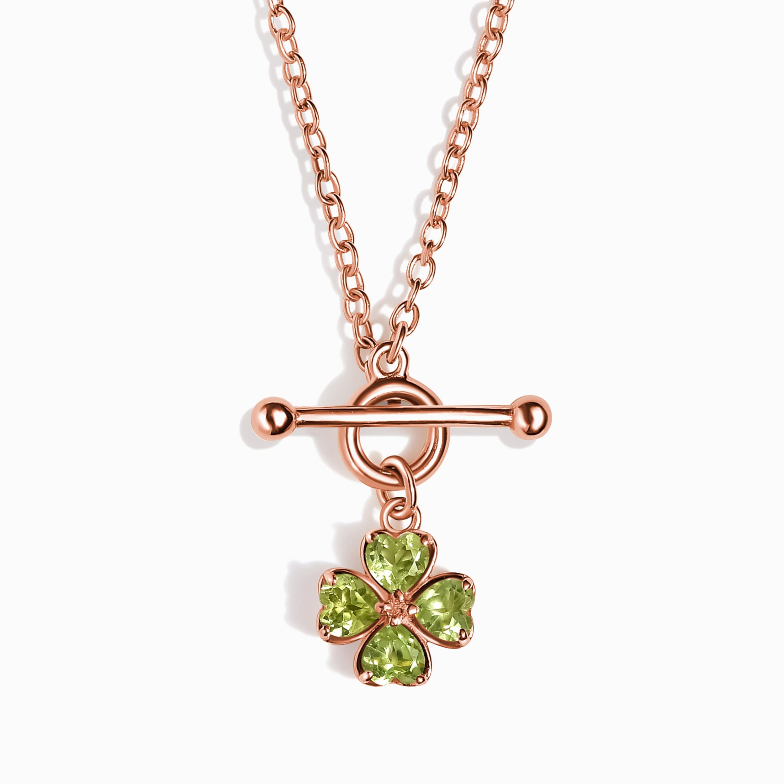 Peridot T-Lock Necklace - Lucky Charm、mySite、hinf8tx79