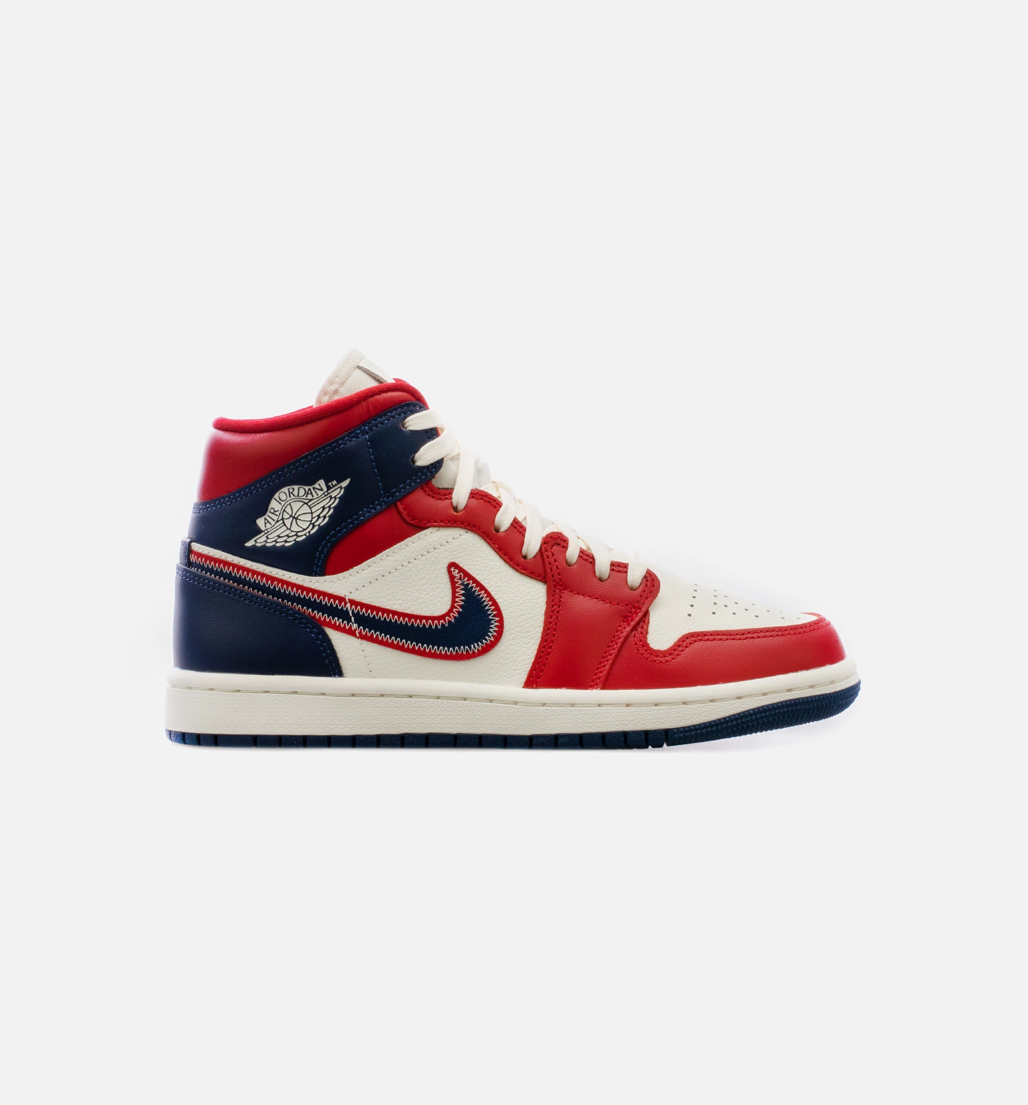 Air Jordan 1 Mid SE USA Womens Lifestyle Shoe - Red/Blue、mySite、dreamappss