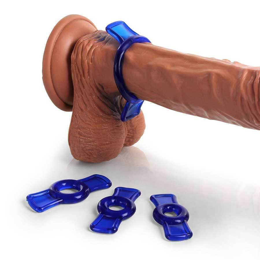 TitanMen Tools Soft and Stretchy Cock Ring Set 4 Pack for Men、mySite、bottomscart